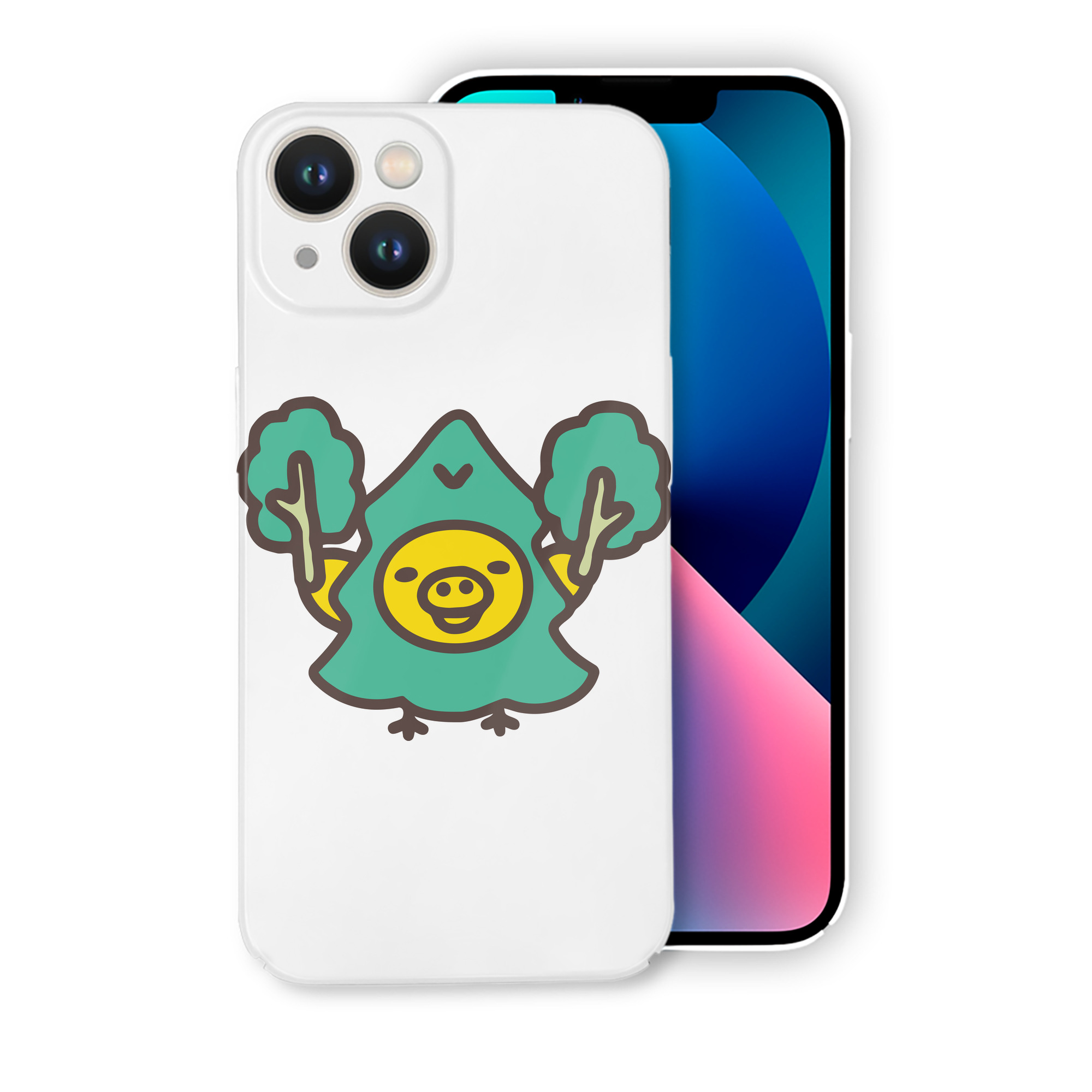 （画像用） リラックマ リラックマ キイロイトリ Rilakkuma Korilakkuma Kiiroitori 【iPhone 14シリーズ対応】ハードケース