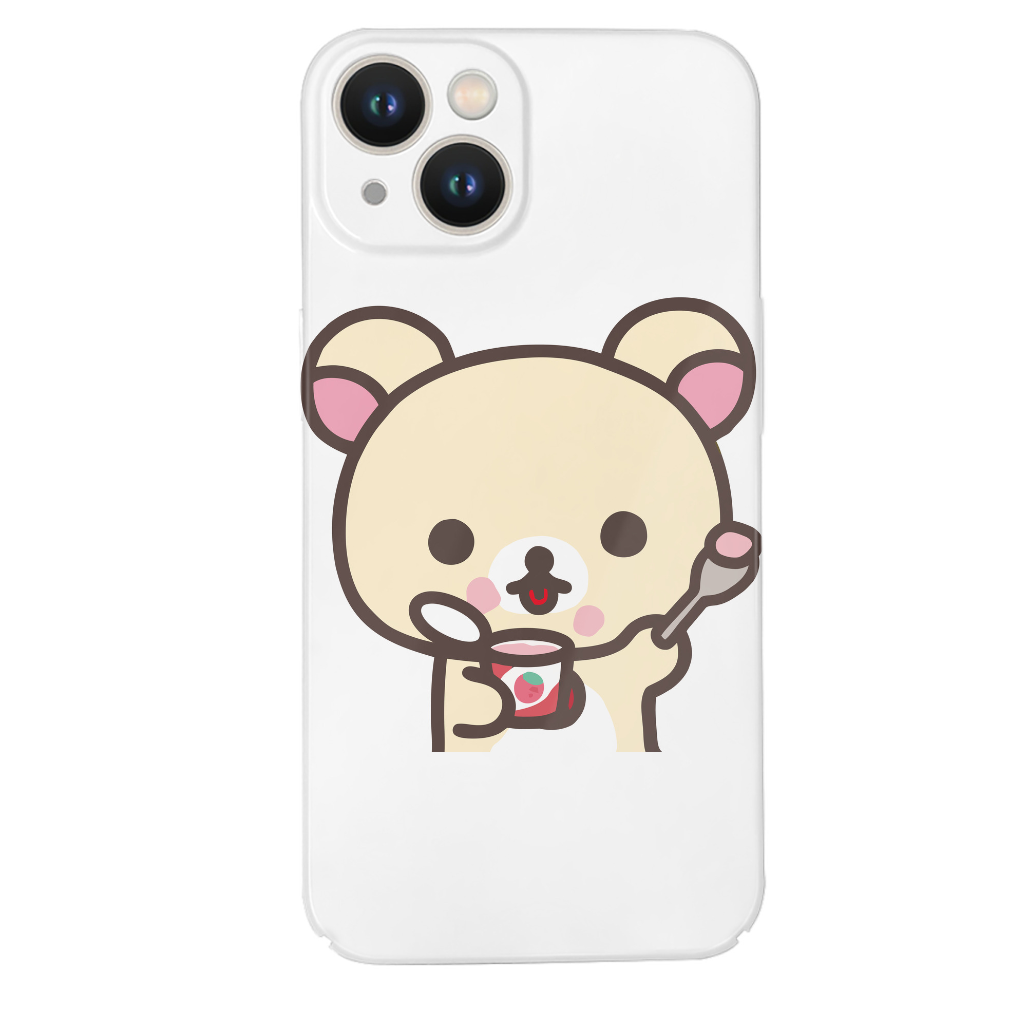 （画像用） リラックマ リラックマ キイロイトリ Rilakkuma Korilakkuma Kiiroitori 【iPhone 14シリーズ対応】ハードケース