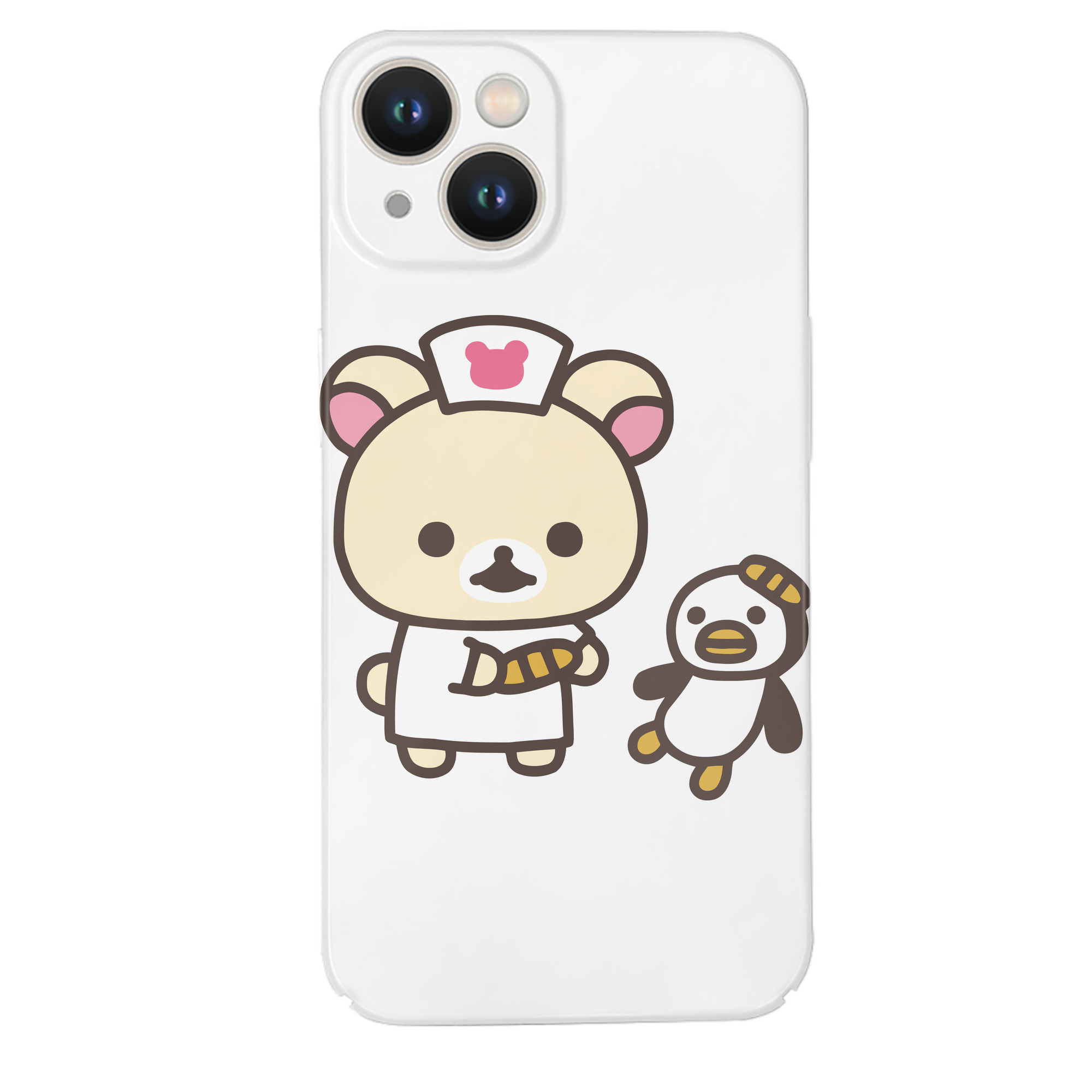 （画像用） リラックマ リラックマ キイロイトリ Rilakkuma Korilakkuma Kiiroitori 【iPhone 14シリーズ対応】ハードケース
