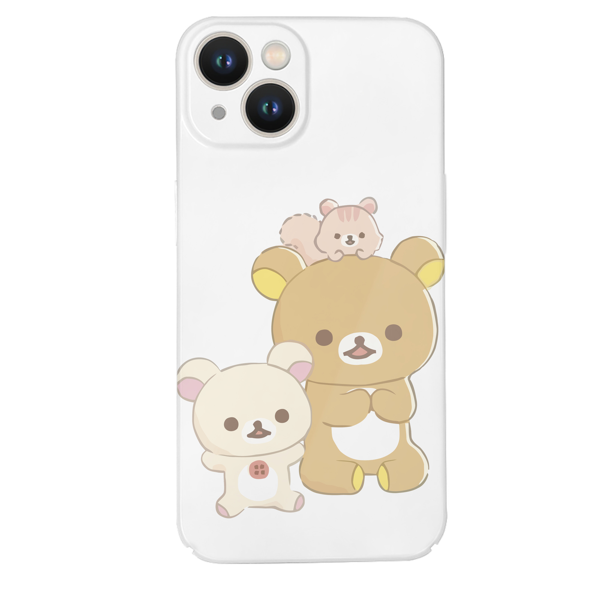 （画像用） リラックマ リラックマ キイロイトリ Rilakkuma Korilakkuma Kiiroitori 【iPhone 14シリーズ対応】ハードケース