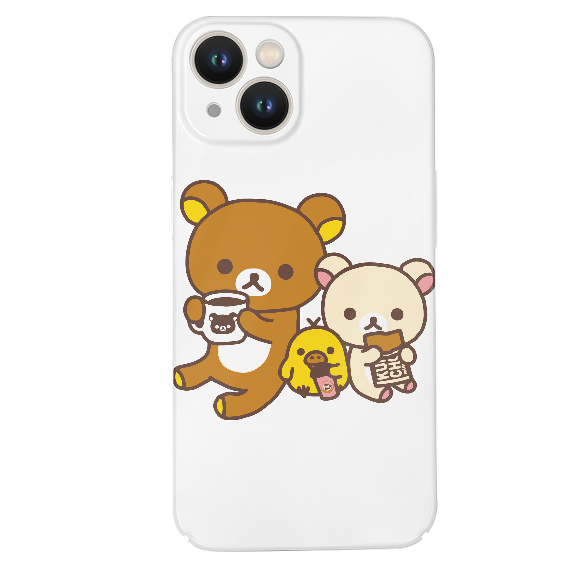 （画像用） リラックマ リラックマ キイロイトリ Rilakkuma Korilakkuma Kiiroitori 【iPhone 14シリーズ対応】ハードケース