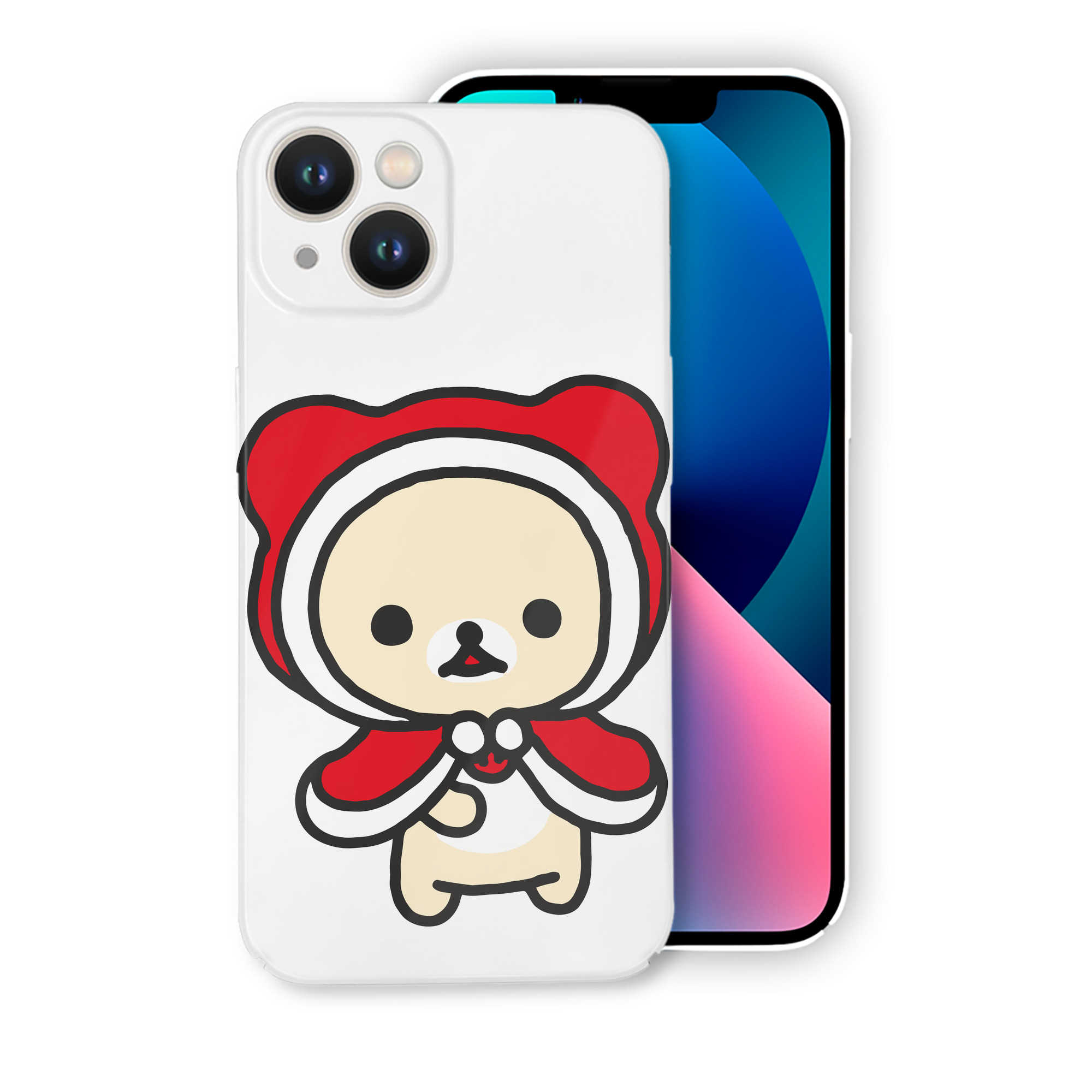 （画像用） リラックマ リラックマ キイロイトリ Rilakkuma Korilakkuma Kiiroitori 【iPhone 14シリーズ対応】ハードケース