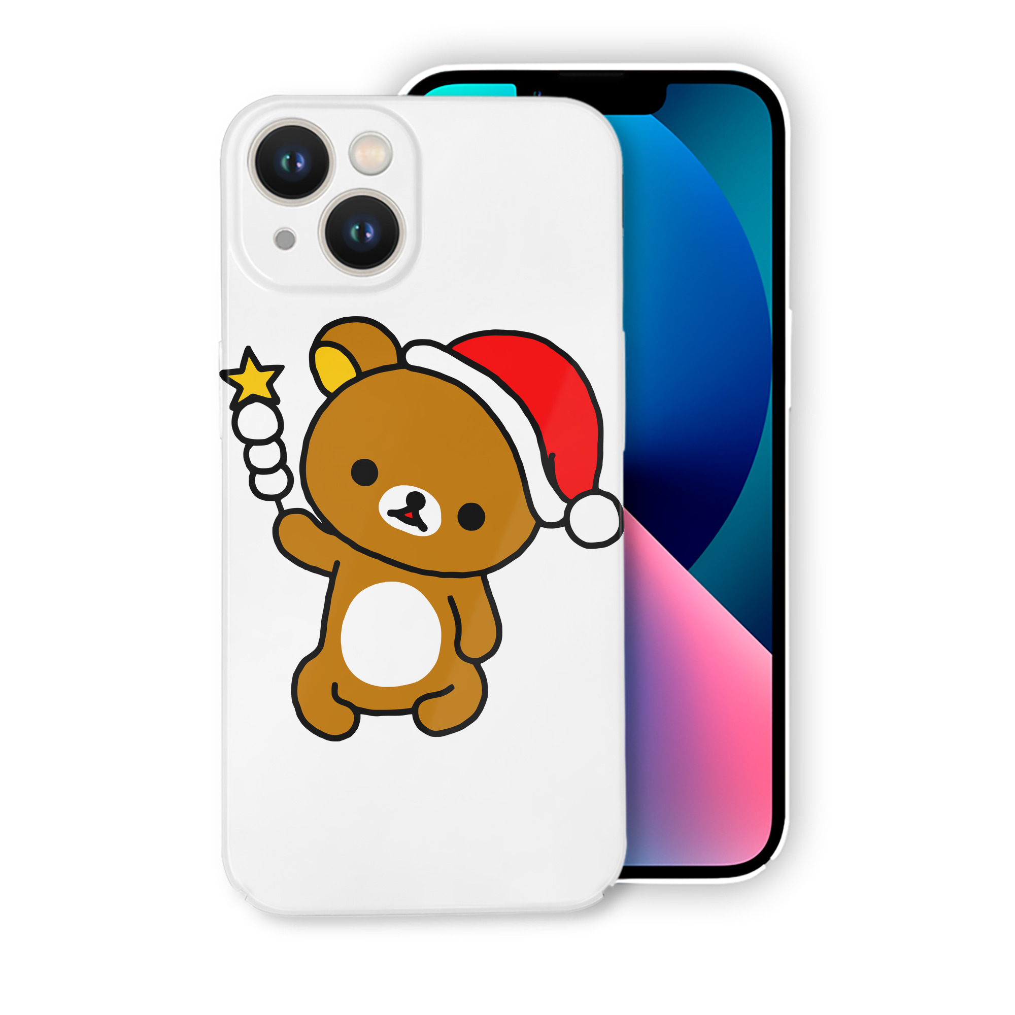 （画像用） リラックマ リラックマ キイロイトリ Rilakkuma Korilakkuma Kiiroitori 【iPhone 14シリーズ対応】ハードケース