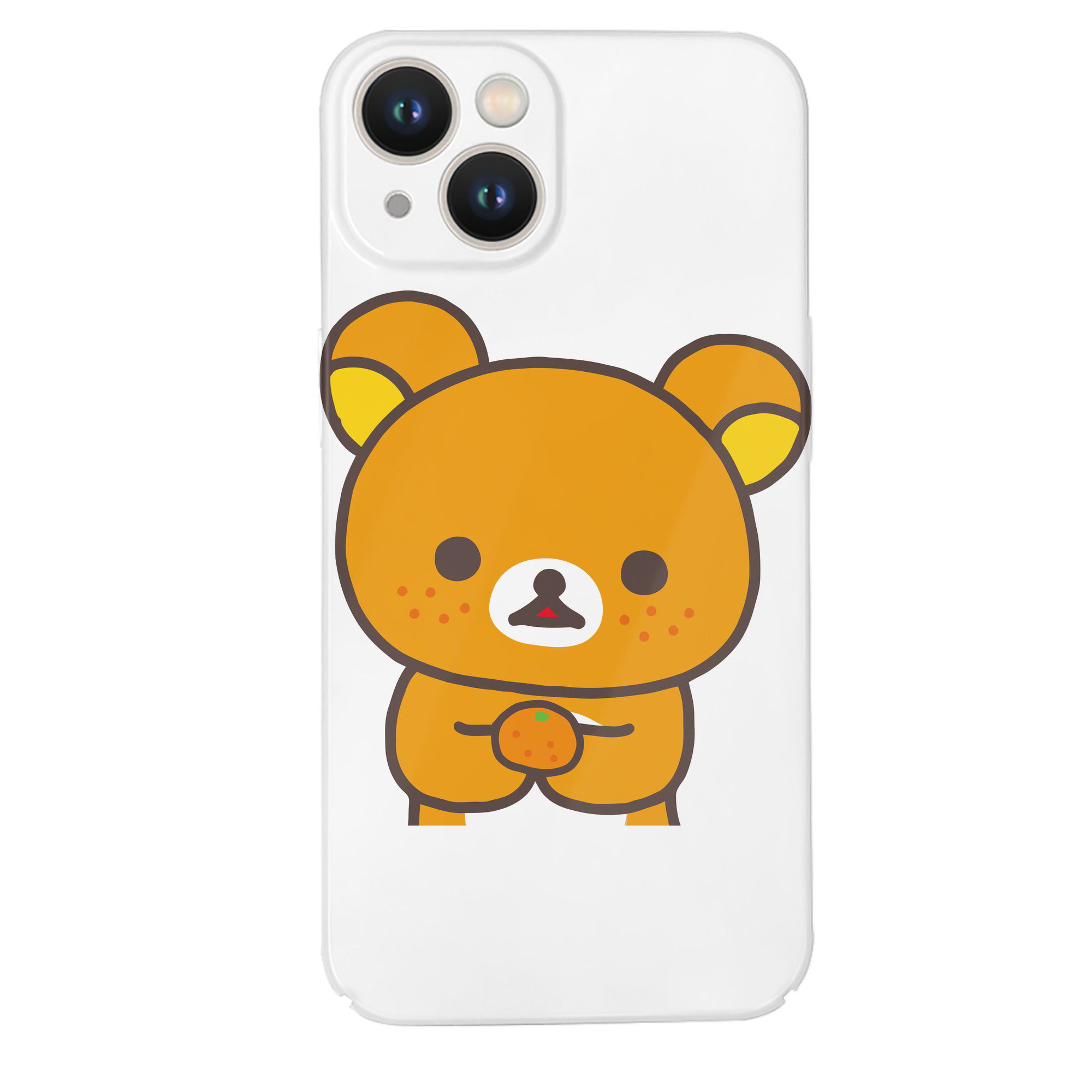 （画像用） リラックマ リラックマ キイロイトリ Rilakkuma Korilakkuma Kiiroitori 【iPhone 14シリーズ対応】ハードケース