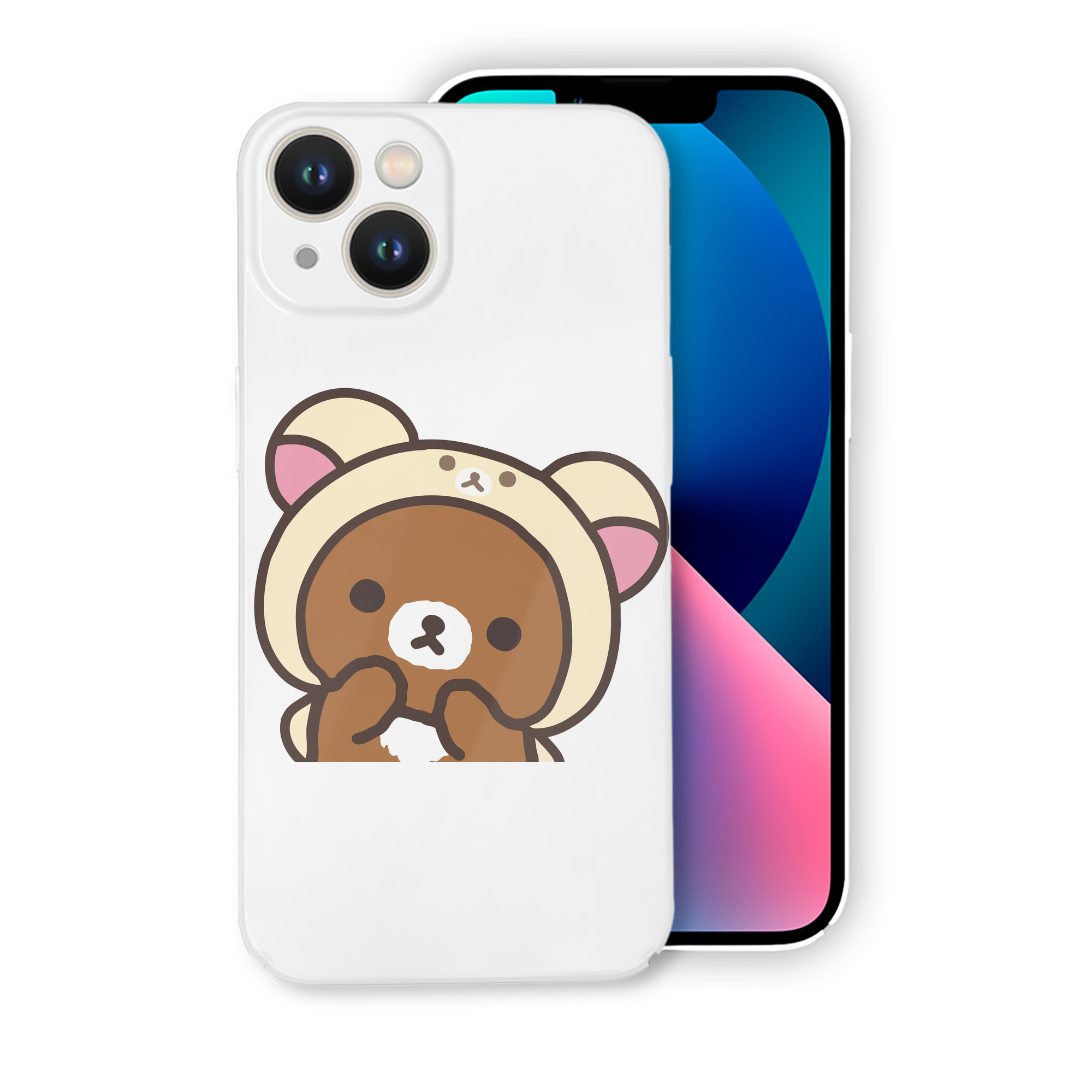 （画像用） リラックマ リラックマ キイロイトリ Rilakkuma Korilakkuma Kiiroitori 【iPhone 14シリーズ対応】ハードケース