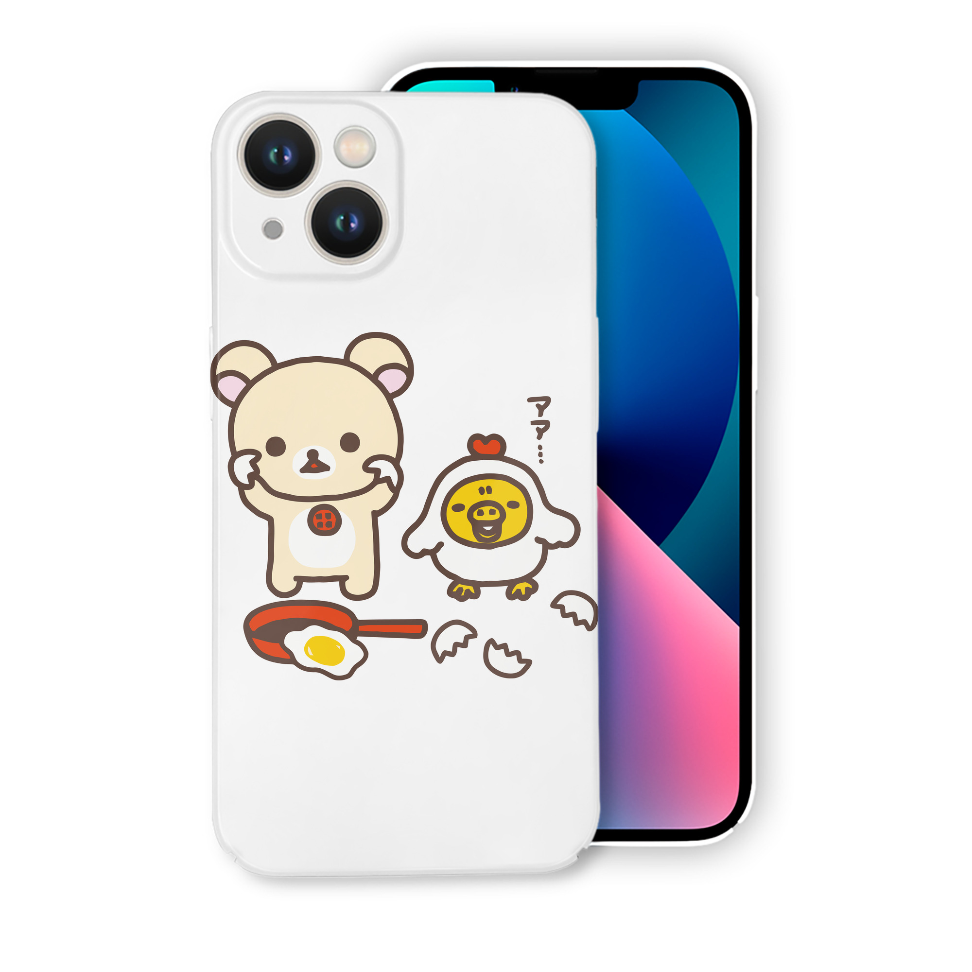 （画像用） リラックマ リラックマ キイロイトリ Rilakkuma Korilakkuma Kiiroitori 【iPhone 14シリーズ対応】ハードケース