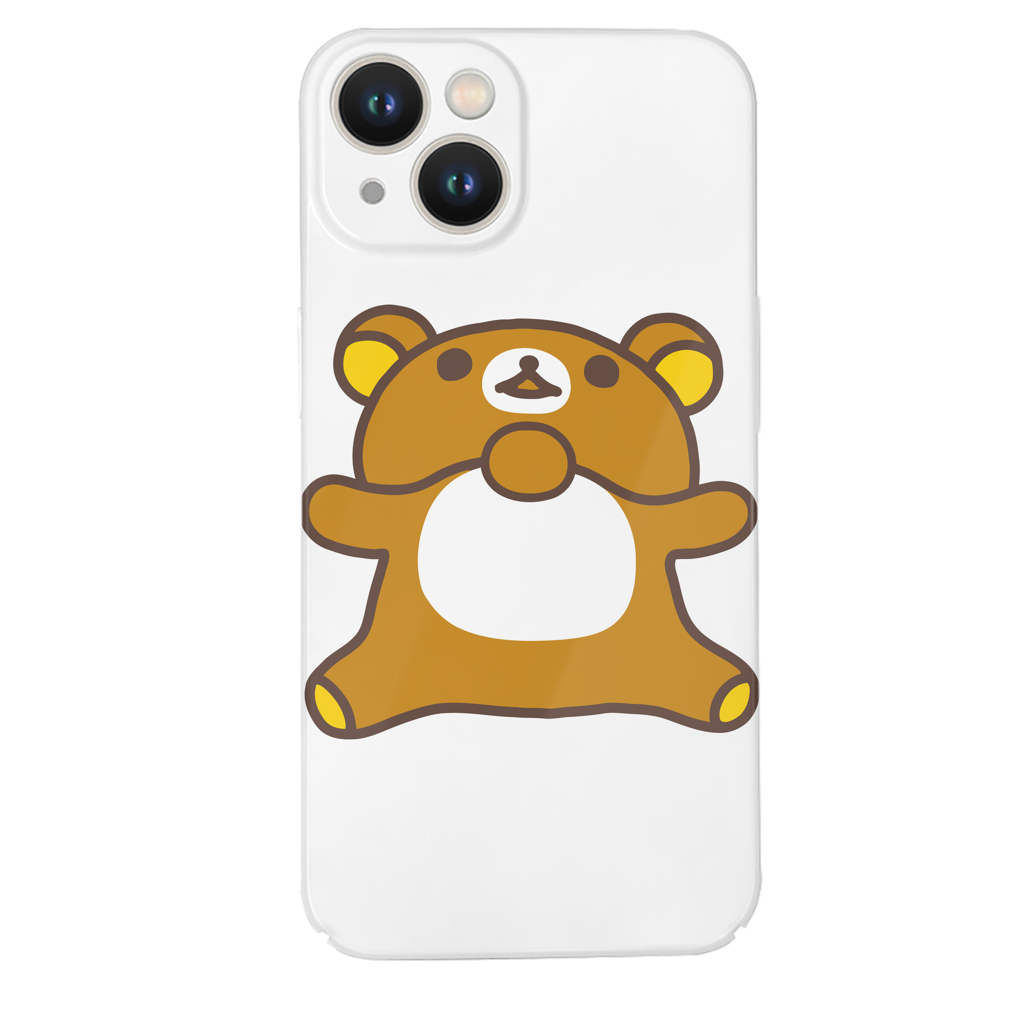 （画像用） リラックマ リラックマ キイロイトリ Rilakkuma Korilakkuma Kiiroitori 【iPhone 14シリーズ対応】ハードケース