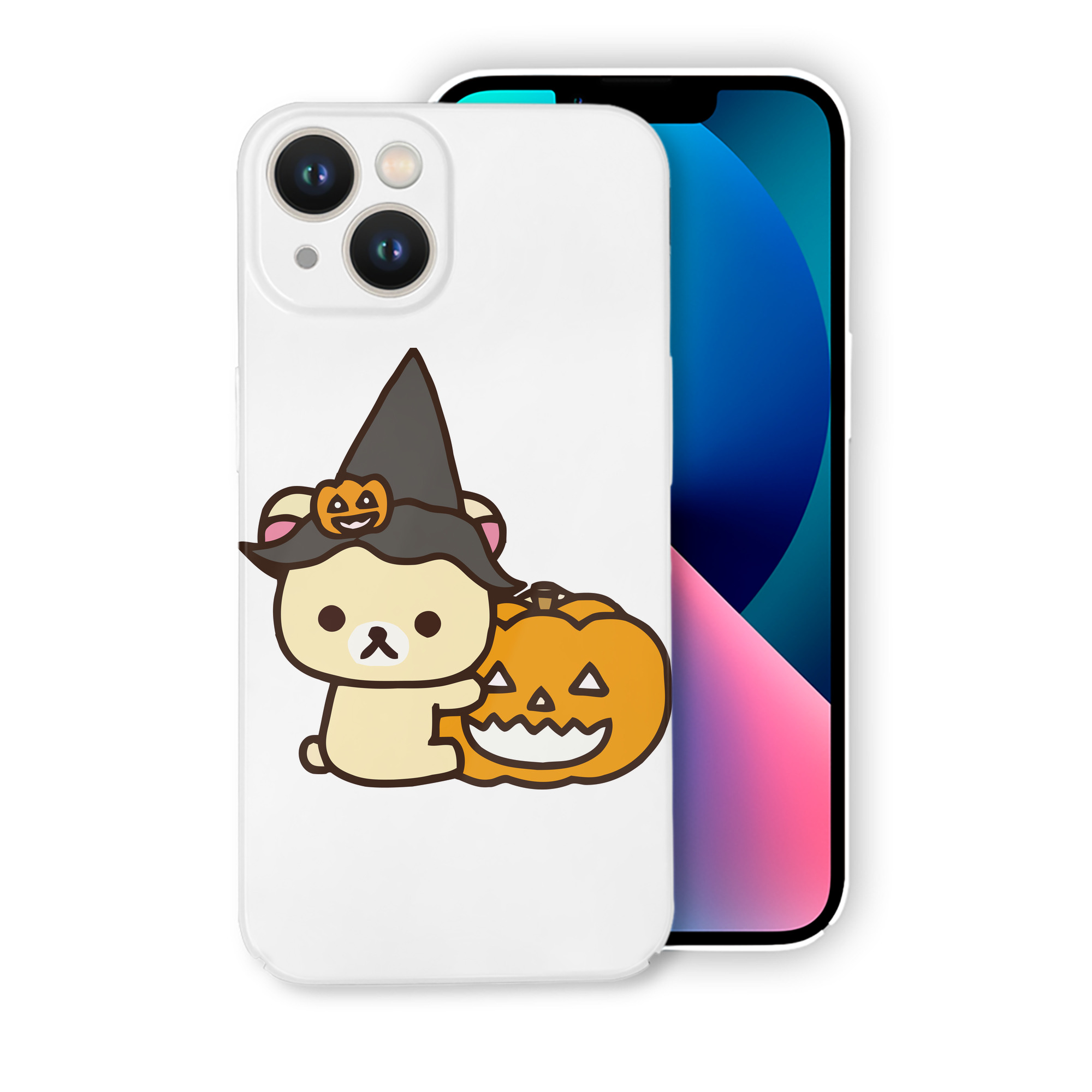 （画像用） リラックマ リラックマ キイロイトリ Rilakkuma Korilakkuma Kiiroitori 【iPhone 14シリーズ対応】ハードケース