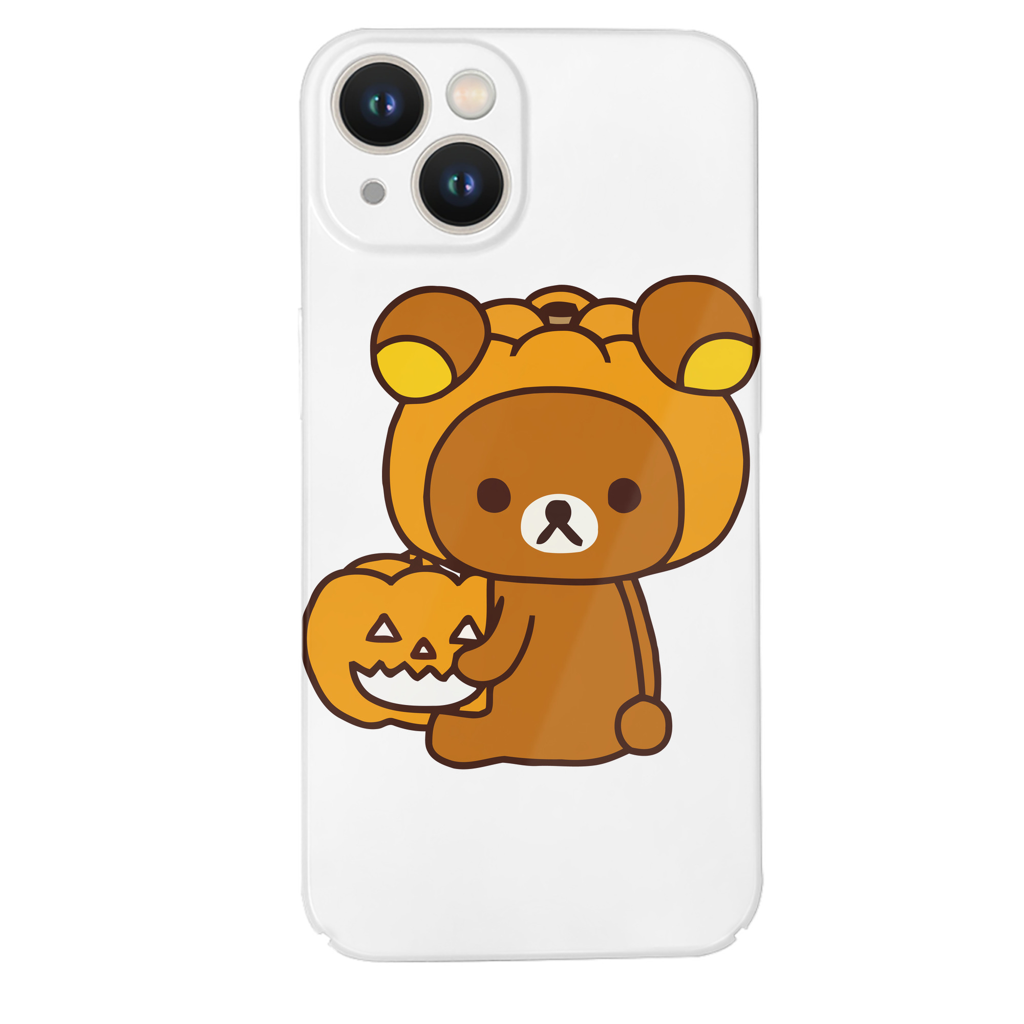 （画像用） リラックマ リラックマ キイロイトリ Rilakkuma Korilakkuma Kiiroitori 【iPhone 14シリーズ対応】ハードケース