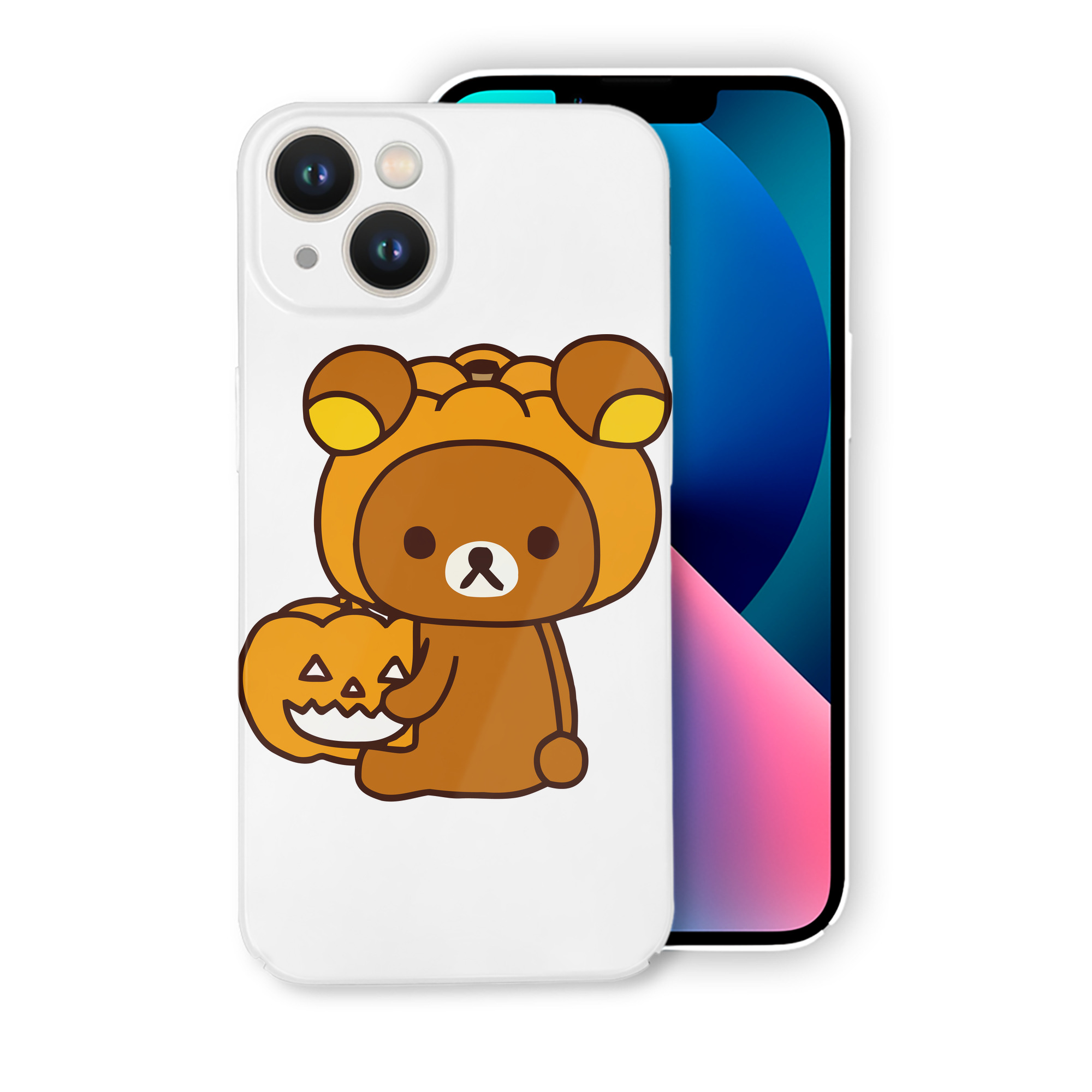 （画像用） リラックマ リラックマ キイロイトリ Rilakkuma Korilakkuma Kiiroitori 【iPhone 14シリーズ対応】ハードケース