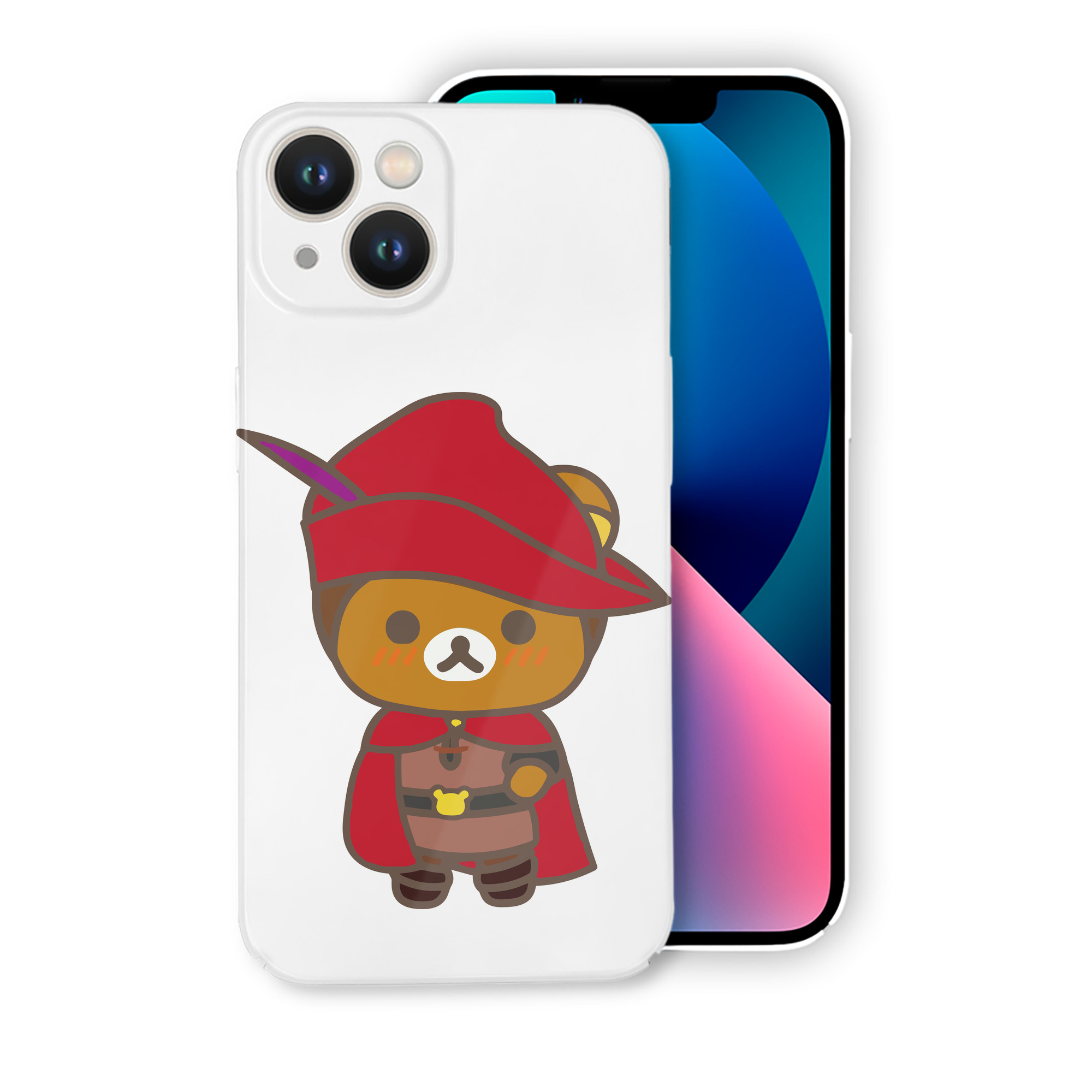 （画像用） リラックマ リラックマ キイロイトリ Rilakkuma Korilakkuma Kiiroitori 【iPhone 14シリーズ対応】ハードケース