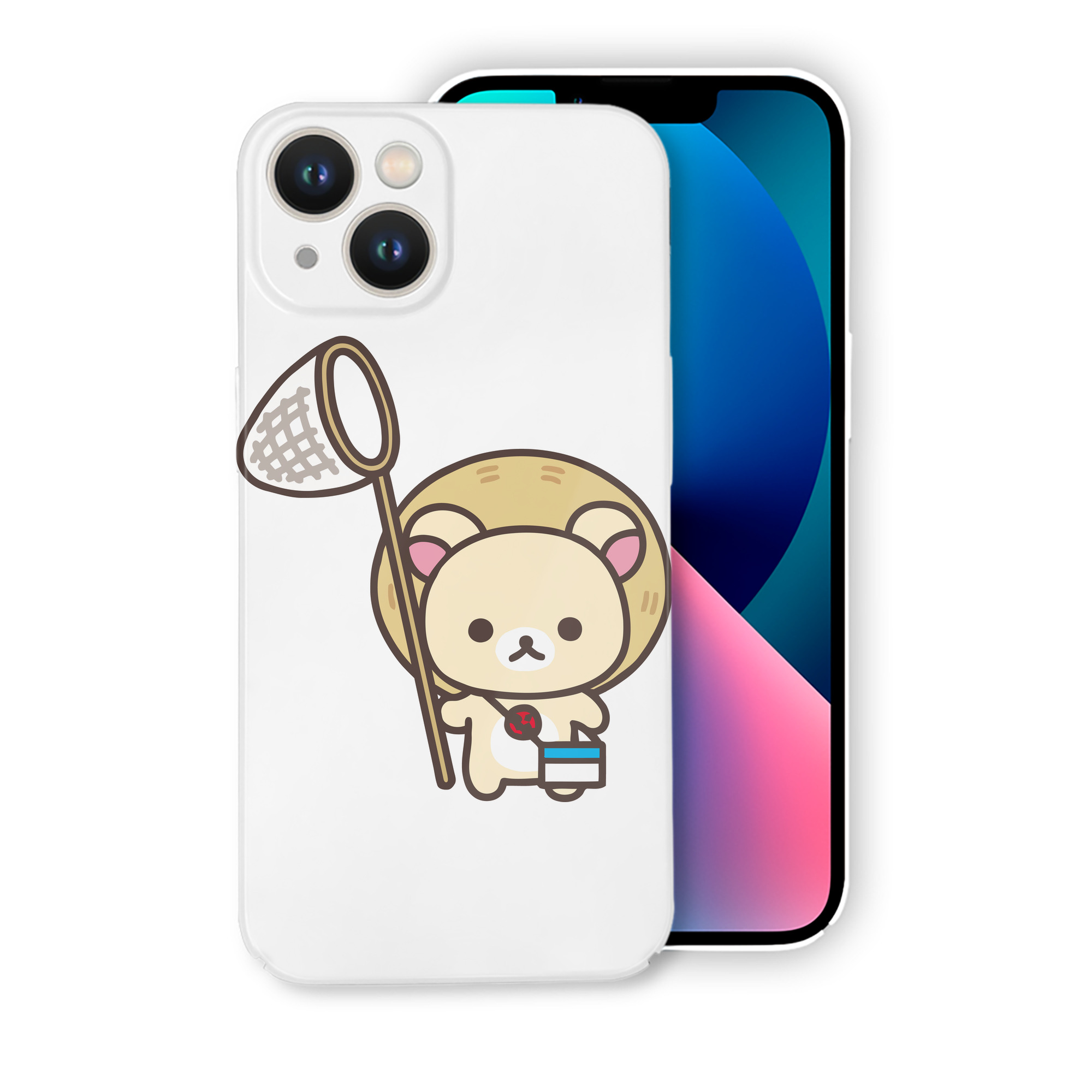 （画像用） リラックマ リラックマ キイロイトリ Rilakkuma Korilakkuma Kiiroitori 【iPhone 14シリーズ対応】ハードケース