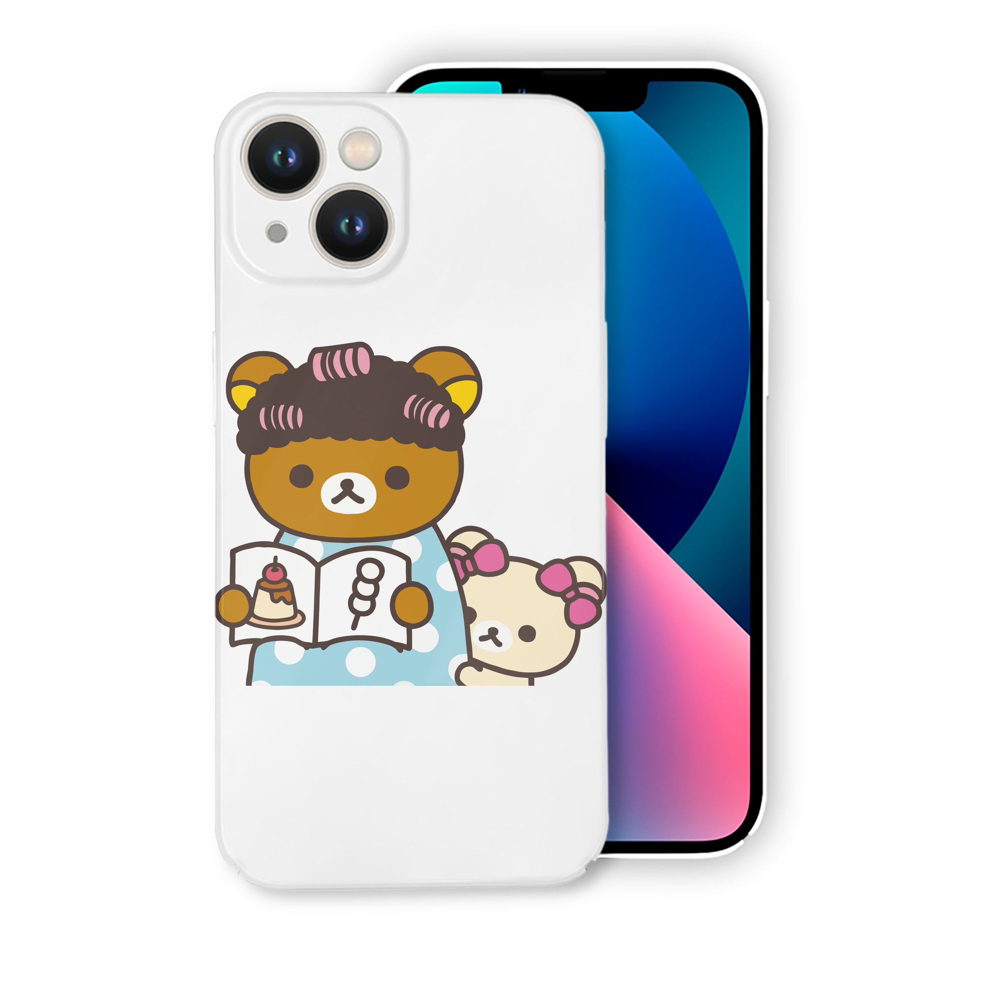 （画像用） リラックマ リラックマ キイロイトリ Rilakkuma Korilakkuma Kiiroitori 【iPhone 14シリーズ対応】ハードケース