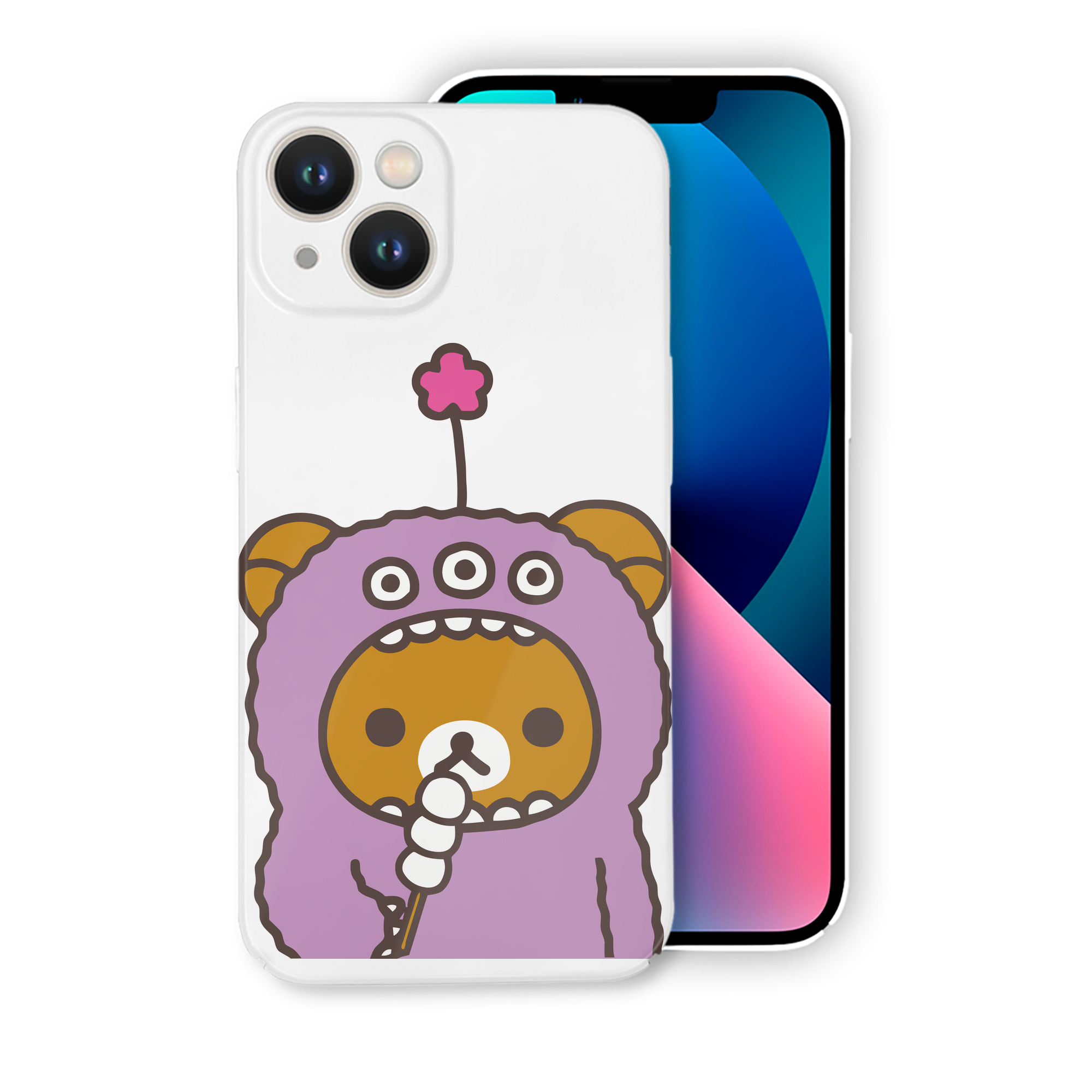 （画像用） リラックマ リラックマ キイロイトリ Rilakkuma Korilakkuma Kiiroitori 【iPhone 14シリーズ対応】ハードケース