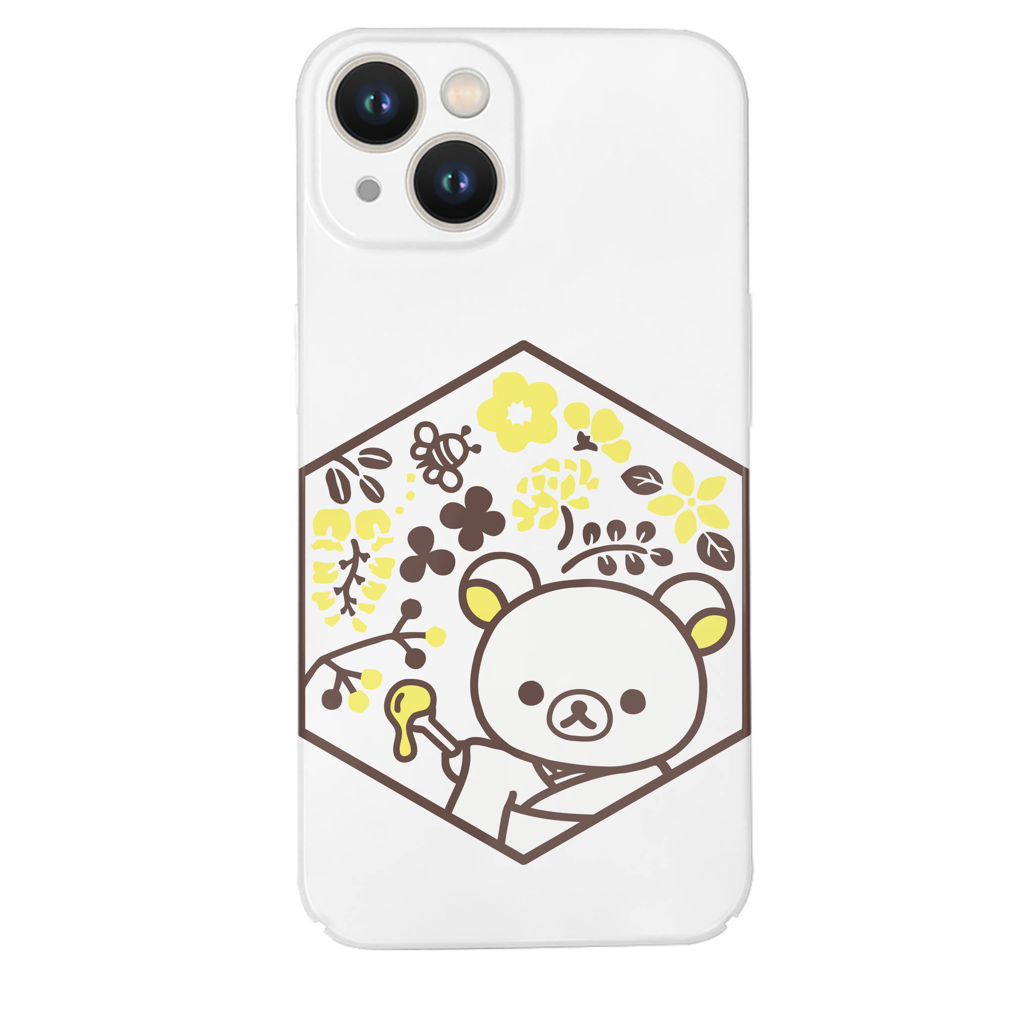 （画像用） リラックマ リラックマ キイロイトリ Rilakkuma Korilakkuma Kiiroitori 【iPhone 14シリーズ対応】ハードケース