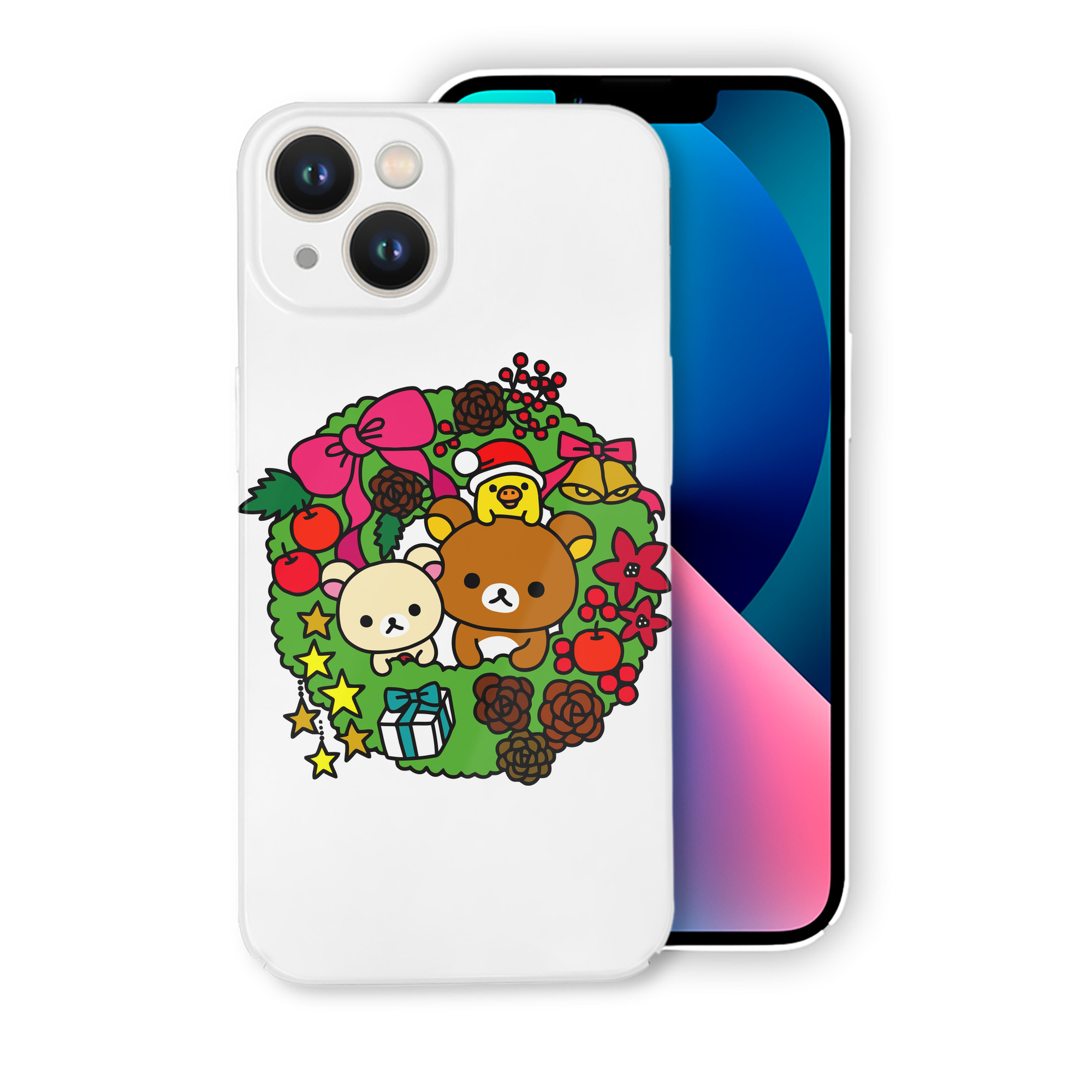 （画像用） リラックマ リラックマ キイロイトリ Rilakkuma Korilakkuma Kiiroitori 【iPhone 14シリーズ対応】ハードケース