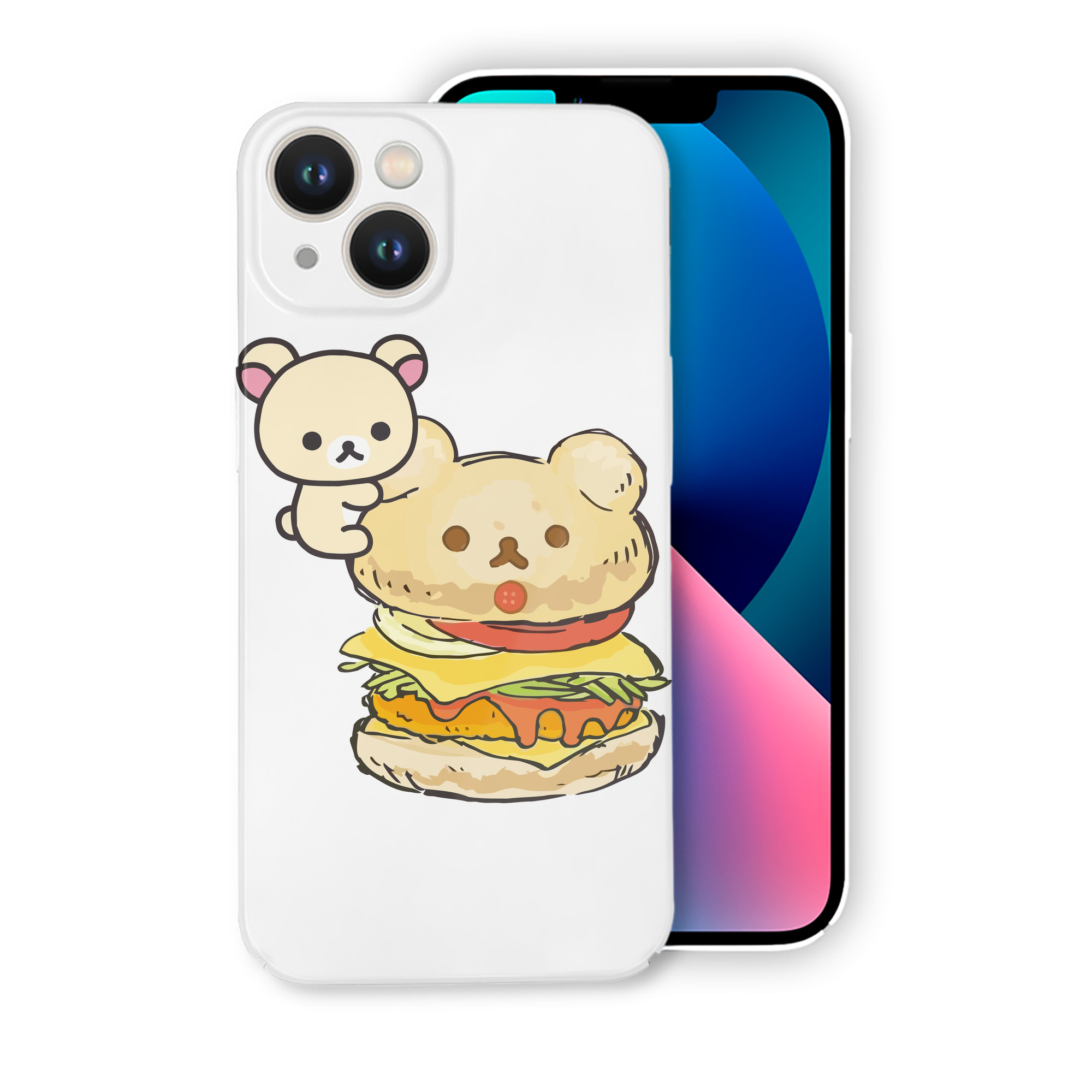（画像用） リラックマ リラックマ キイロイトリ Rilakkuma Korilakkuma Kiiroitori 【iPhone 14シリーズ対応】ハードケース