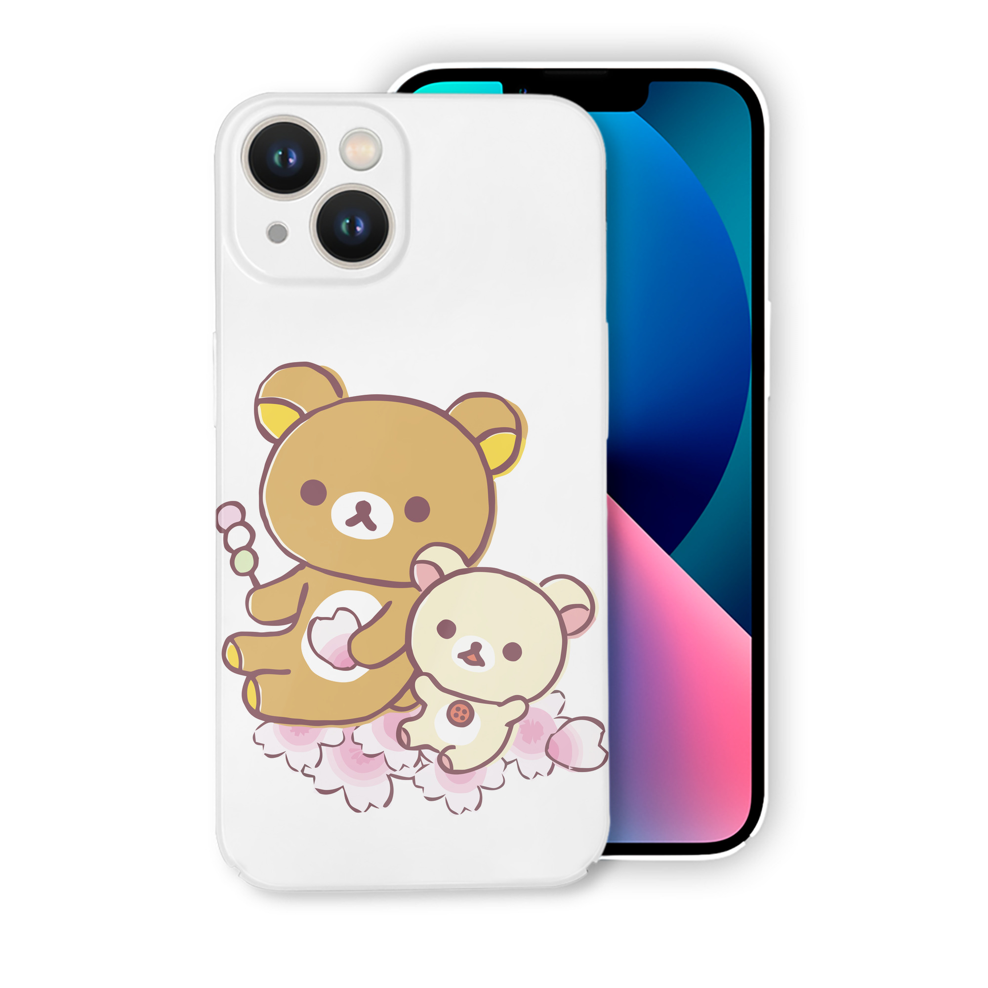 （画像用） リラックマ リラックマ キイロイトリ Rilakkuma Korilakkuma Kiiroitori 【iPhone 14シリーズ対応】ハードケース