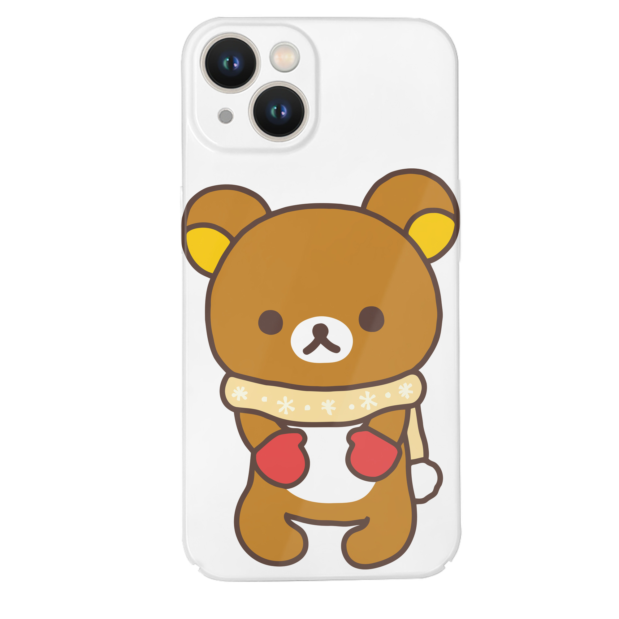 （画像用） リラックマ リラックマ キイロイトリ Rilakkuma Korilakkuma Kiiroitori 【iPhone 14シリーズ対応】ハードケース