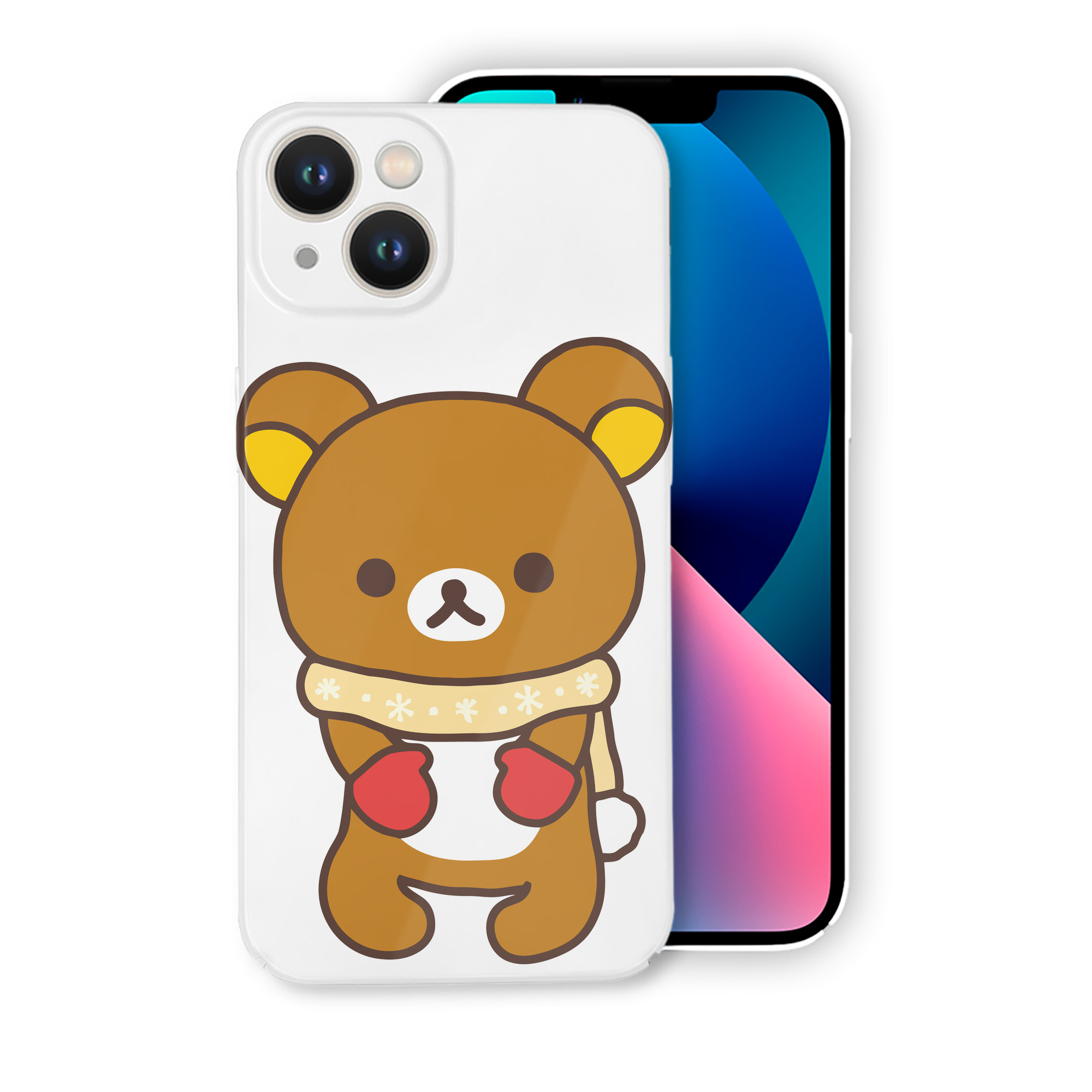 （画像用） リラックマ リラックマ キイロイトリ Rilakkuma Korilakkuma Kiiroitori 【iPhone 14シリーズ対応】ハードケース