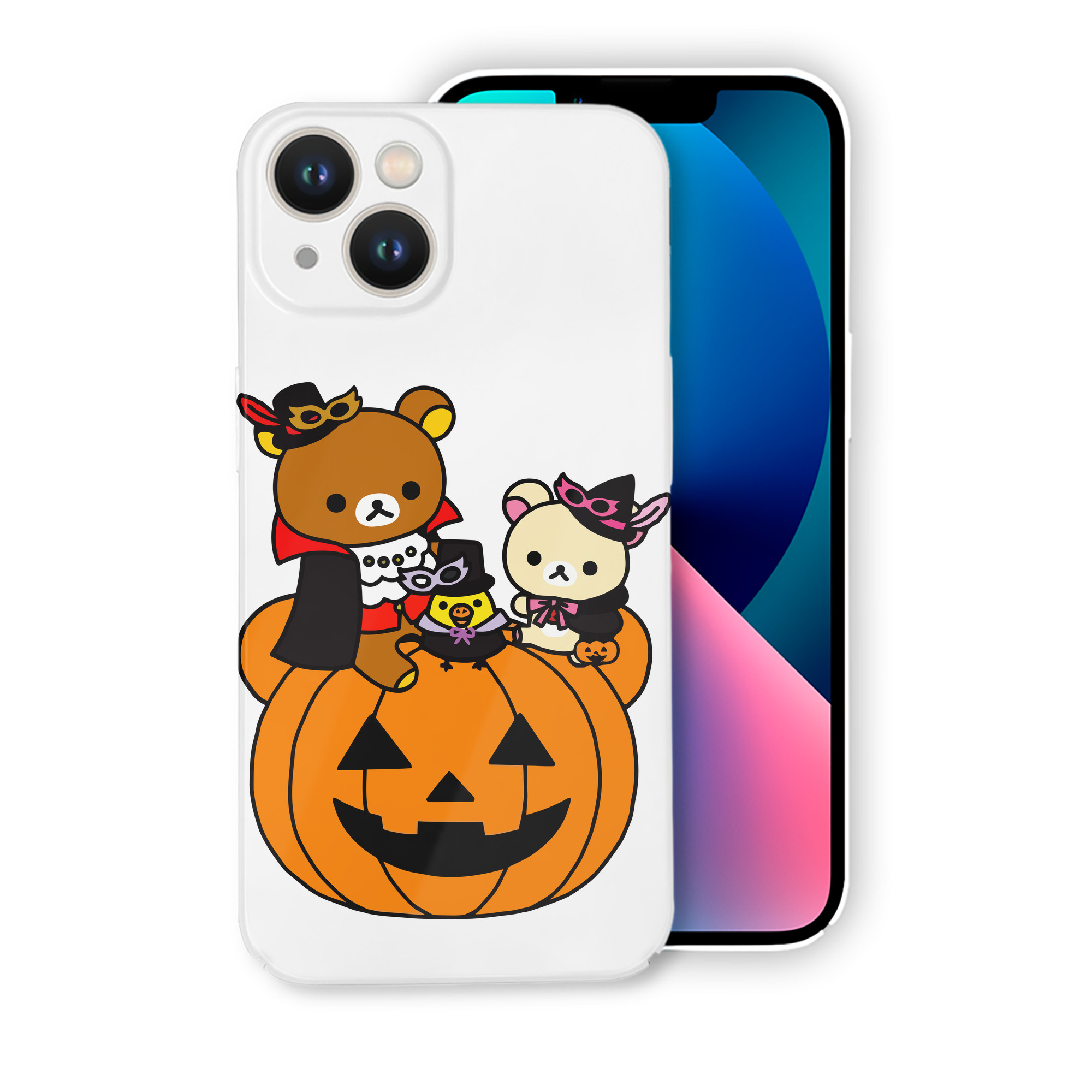 （画像用） リラックマ リラックマ キイロイトリ Rilakkuma Korilakkuma Kiiroitori 【iPhone 14シリーズ対応】ハードケース