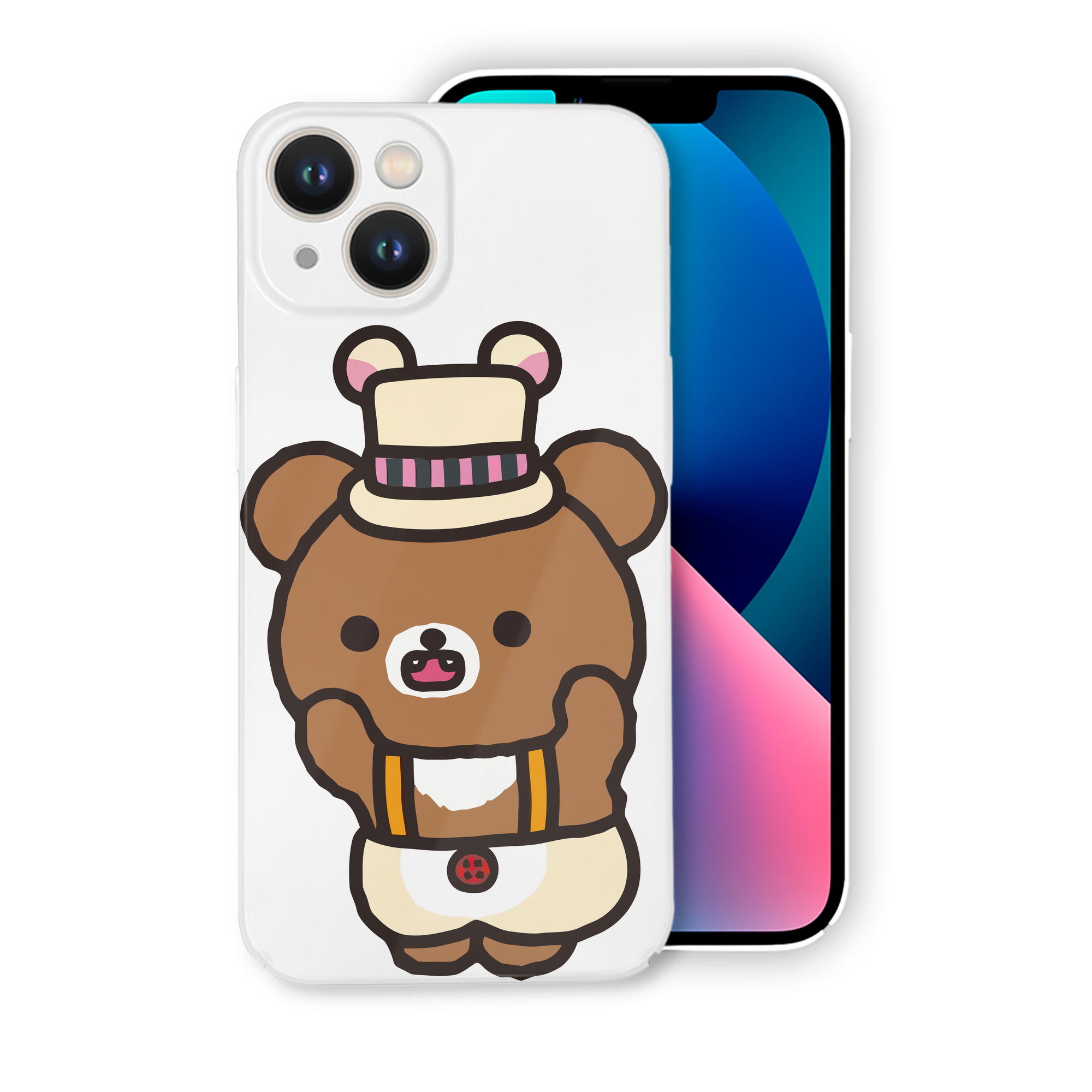 （画像用） リラックマ リラックマ キイロイトリ Rilakkuma Korilakkuma Kiiroitori 【iPhone 14シリーズ対応】ハードケース