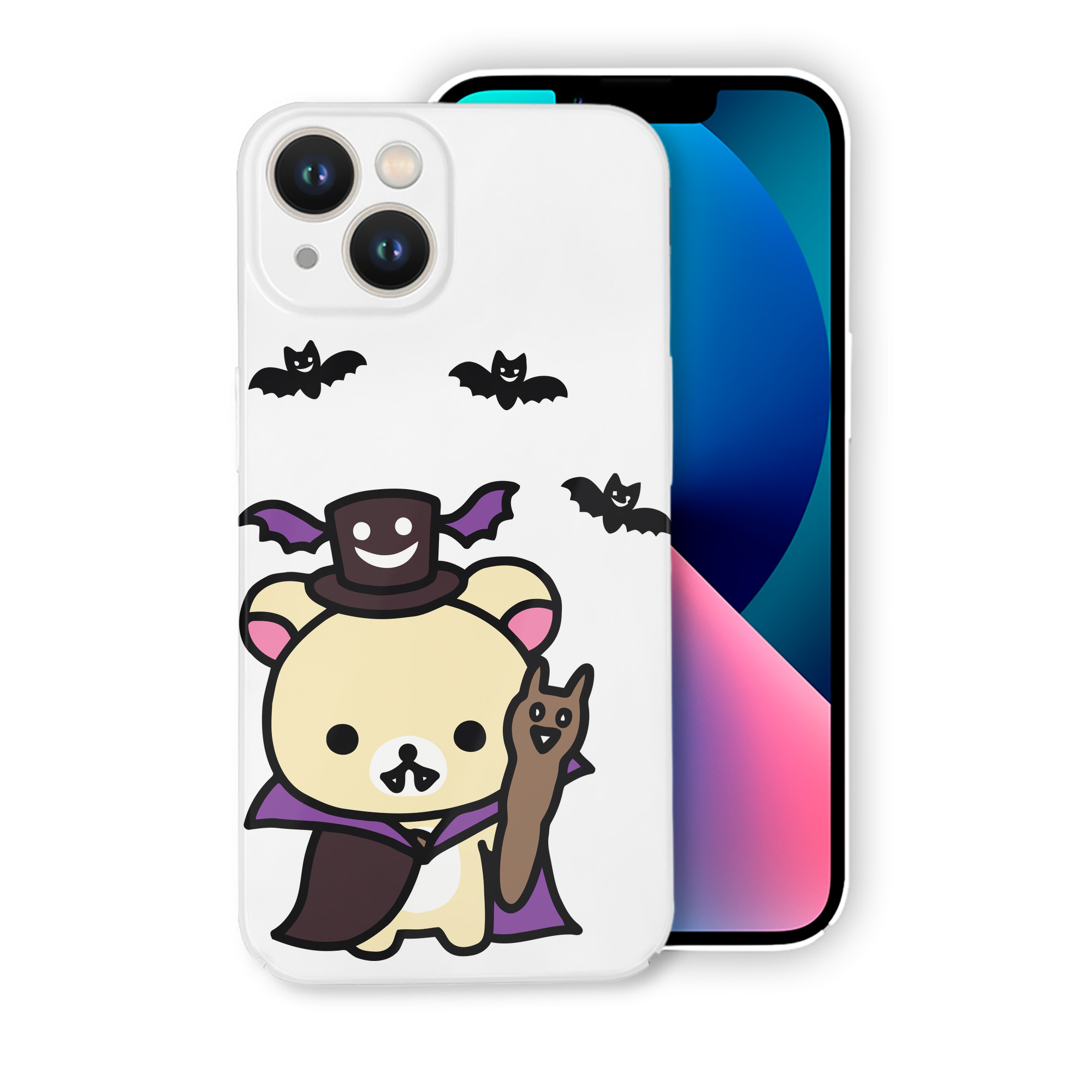 （画像用） リラックマ リラックマ キイロイトリ Rilakkuma Korilakkuma Kiiroitori 【iPhone 14シリーズ対応】ハードケース