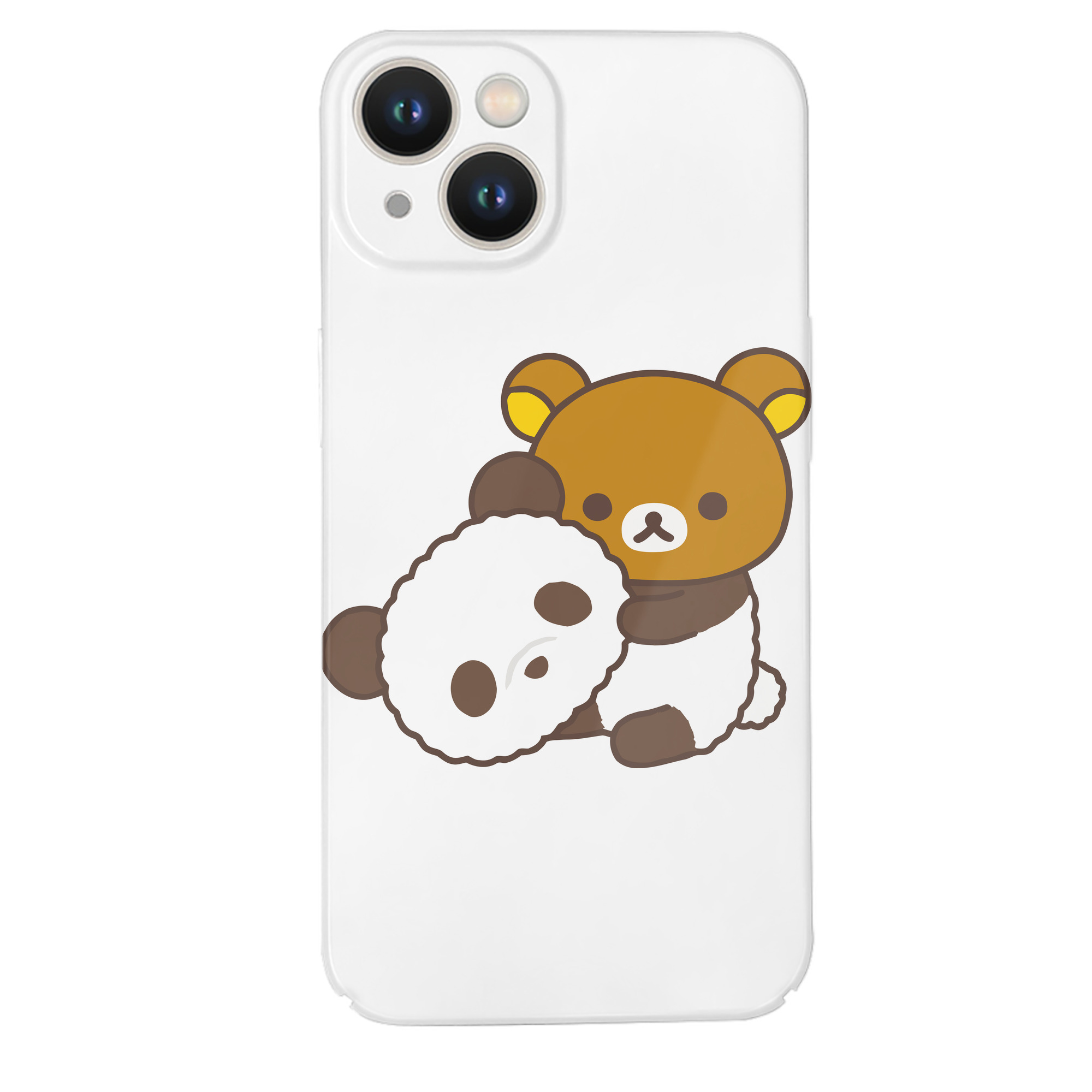 （画像用） リラックマ リラックマ キイロイトリ Rilakkuma Korilakkuma Kiiroitori 【iPhone 14シリーズ対応】ハードケース