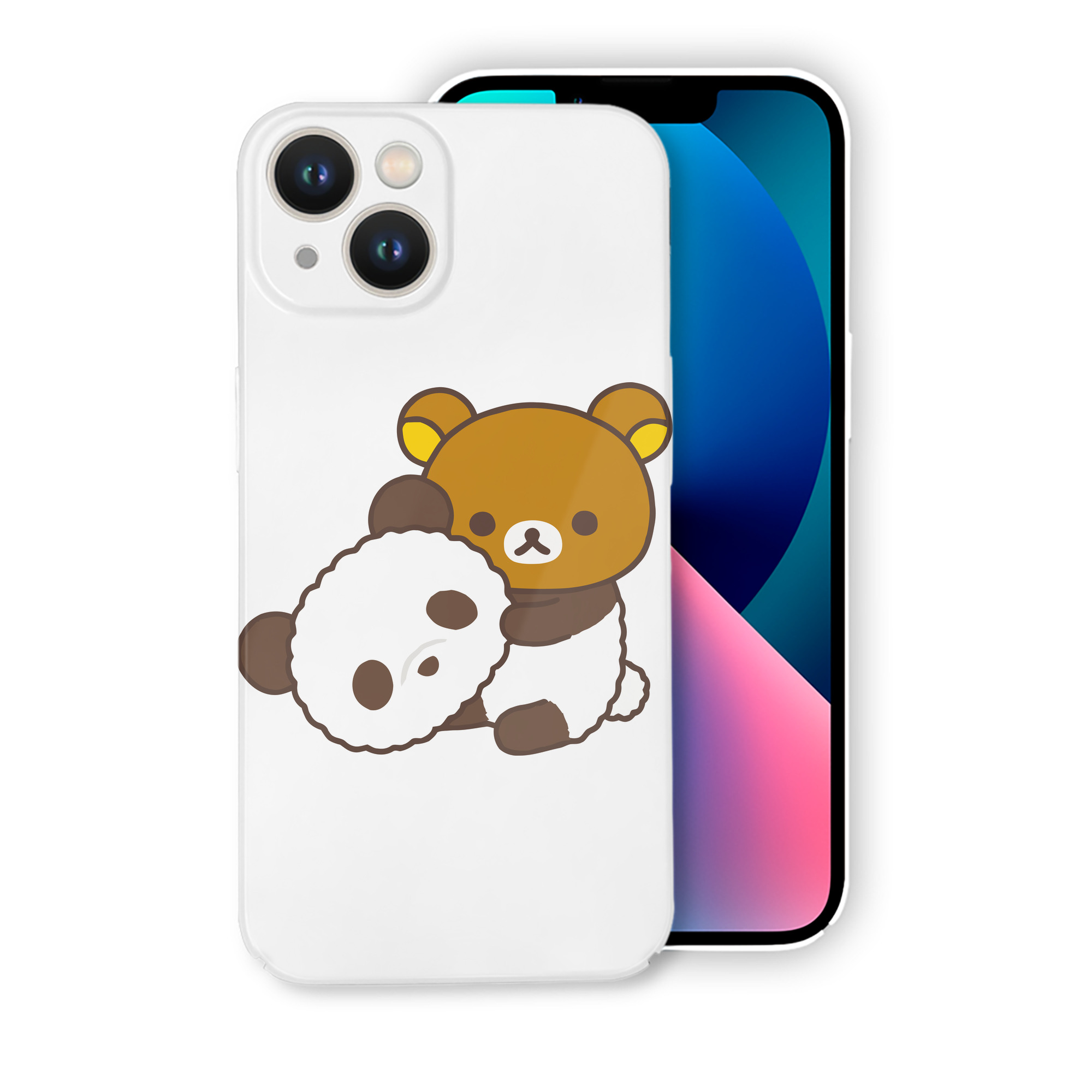 （画像用） リラックマ リラックマ キイロイトリ Rilakkuma Korilakkuma Kiiroitori 【iPhone 14シリーズ対応】ハードケース