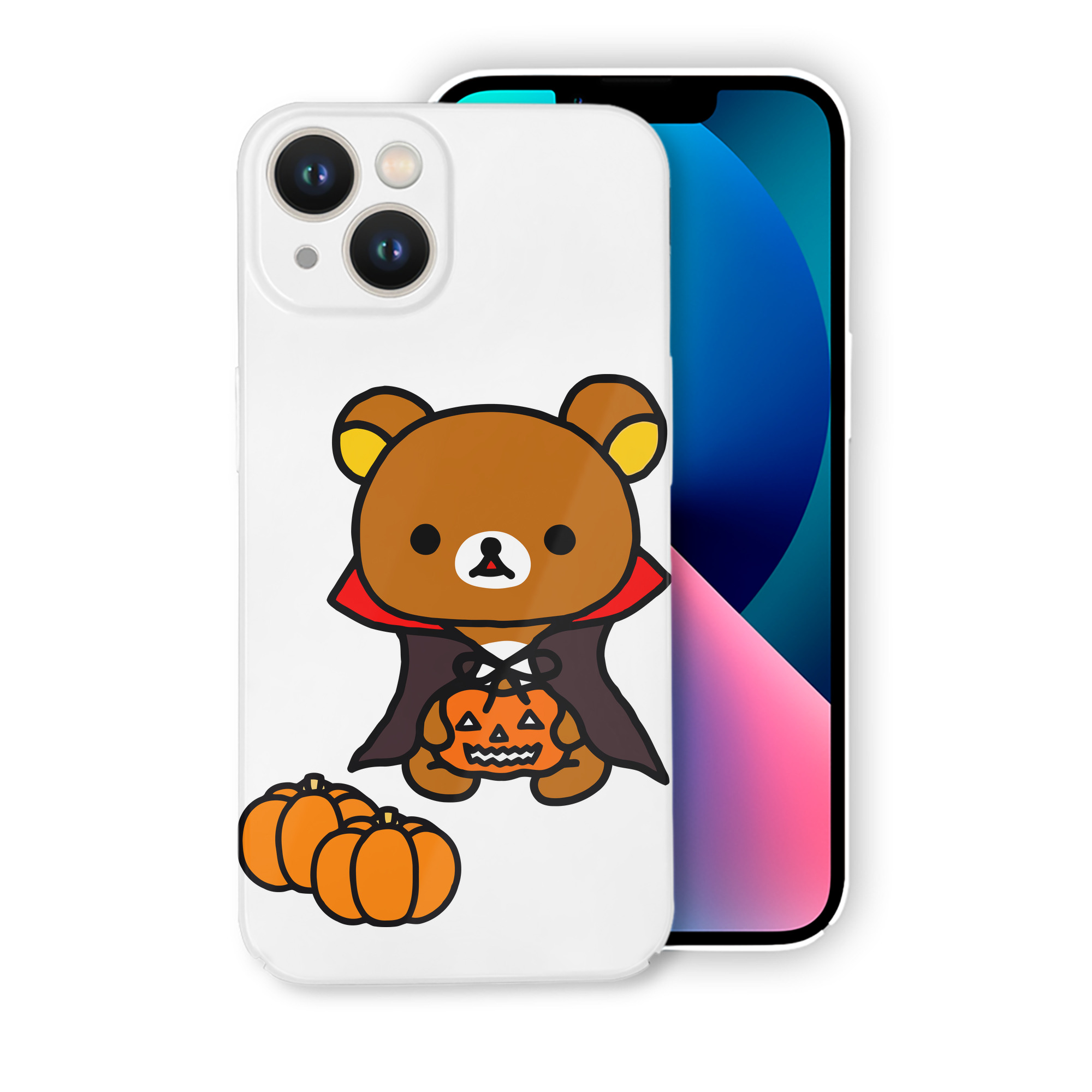 （画像用） リラックマ リラックマ キイロイトリ Rilakkuma Korilakkuma Kiiroitori 【iPhone 14シリーズ対応】ハードケース