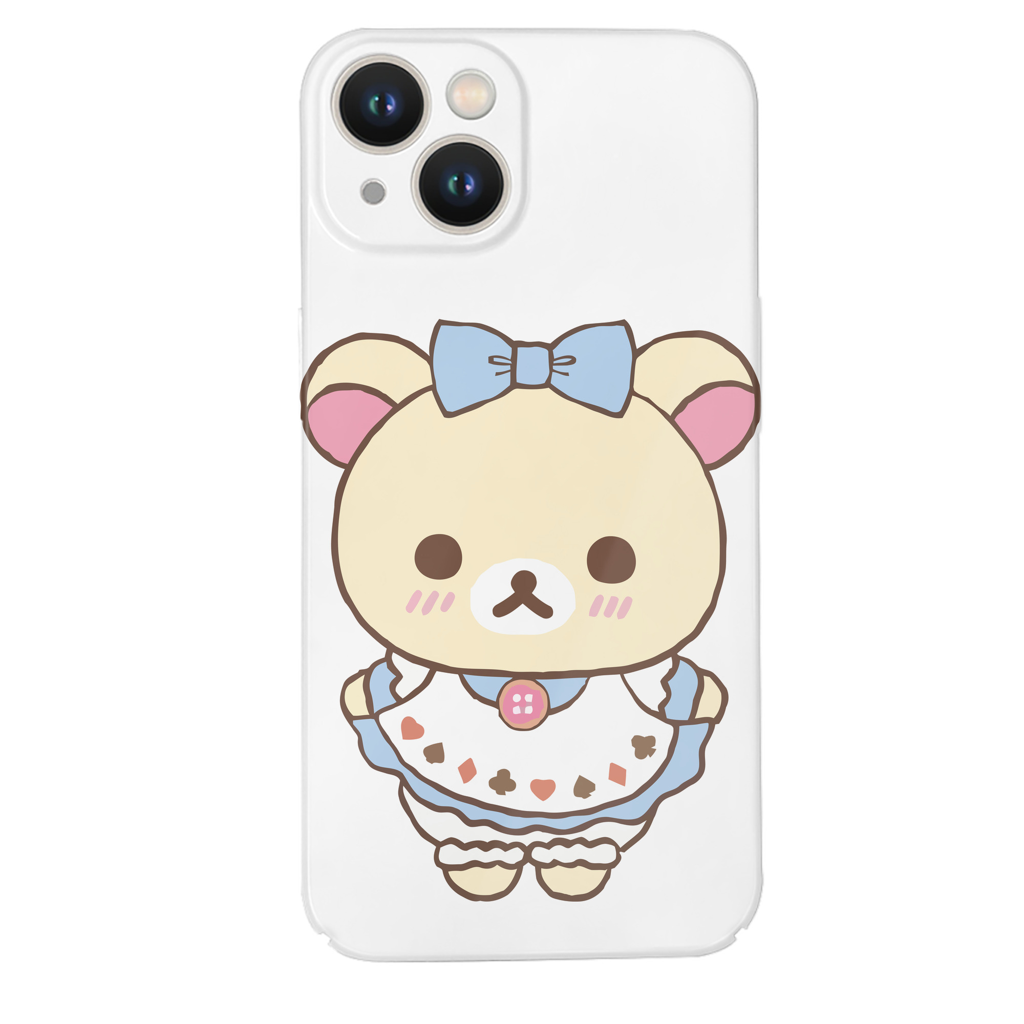 （画像用） リラックマ リラックマ キイロイトリ Rilakkuma Korilakkuma Kiiroitori 【iPhone 14シリーズ対応】ハードケース