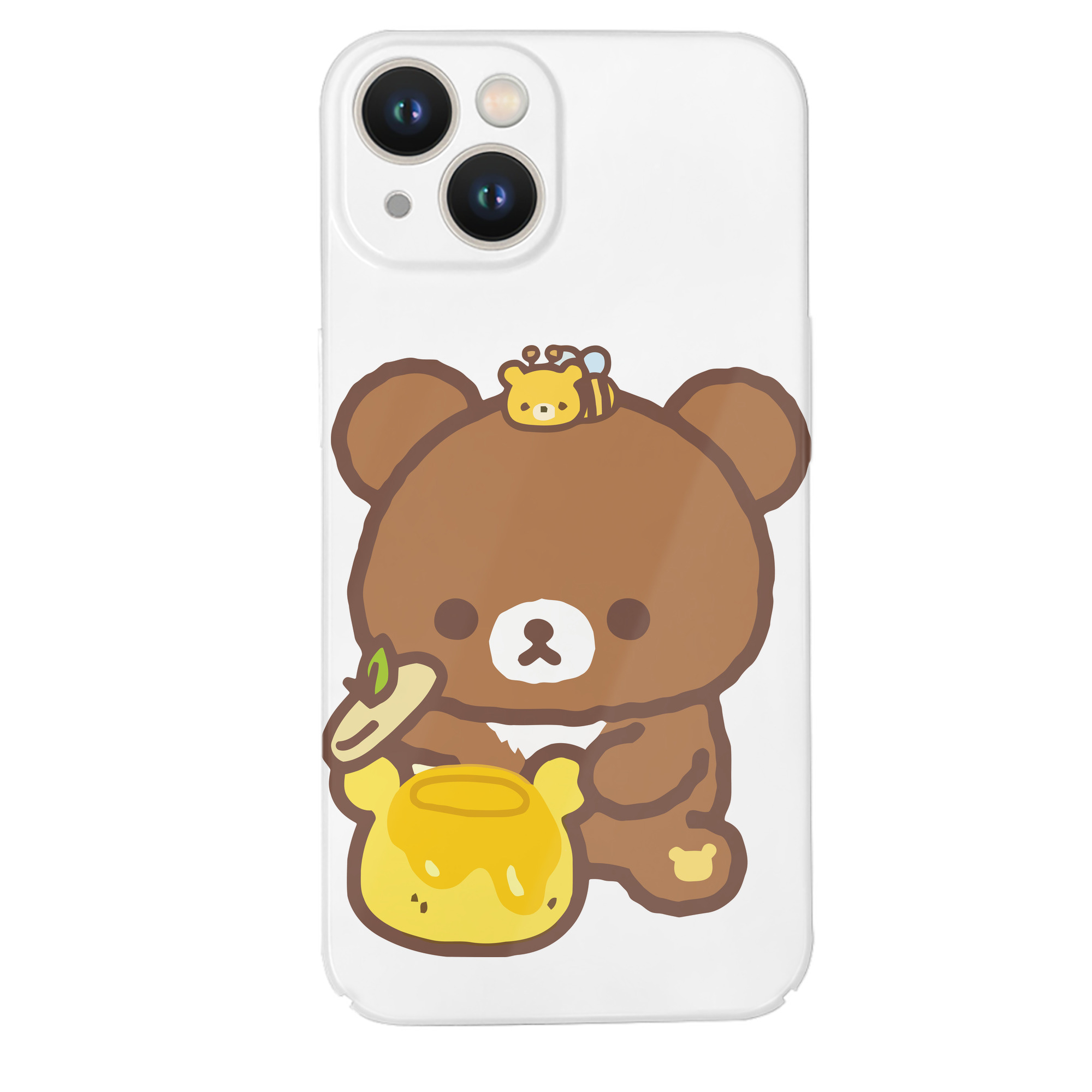 （画像用） リラックマ リラックマ キイロイトリ Rilakkuma Korilakkuma Kiiroitori 【iPhone 14シリーズ対応】ハードケース