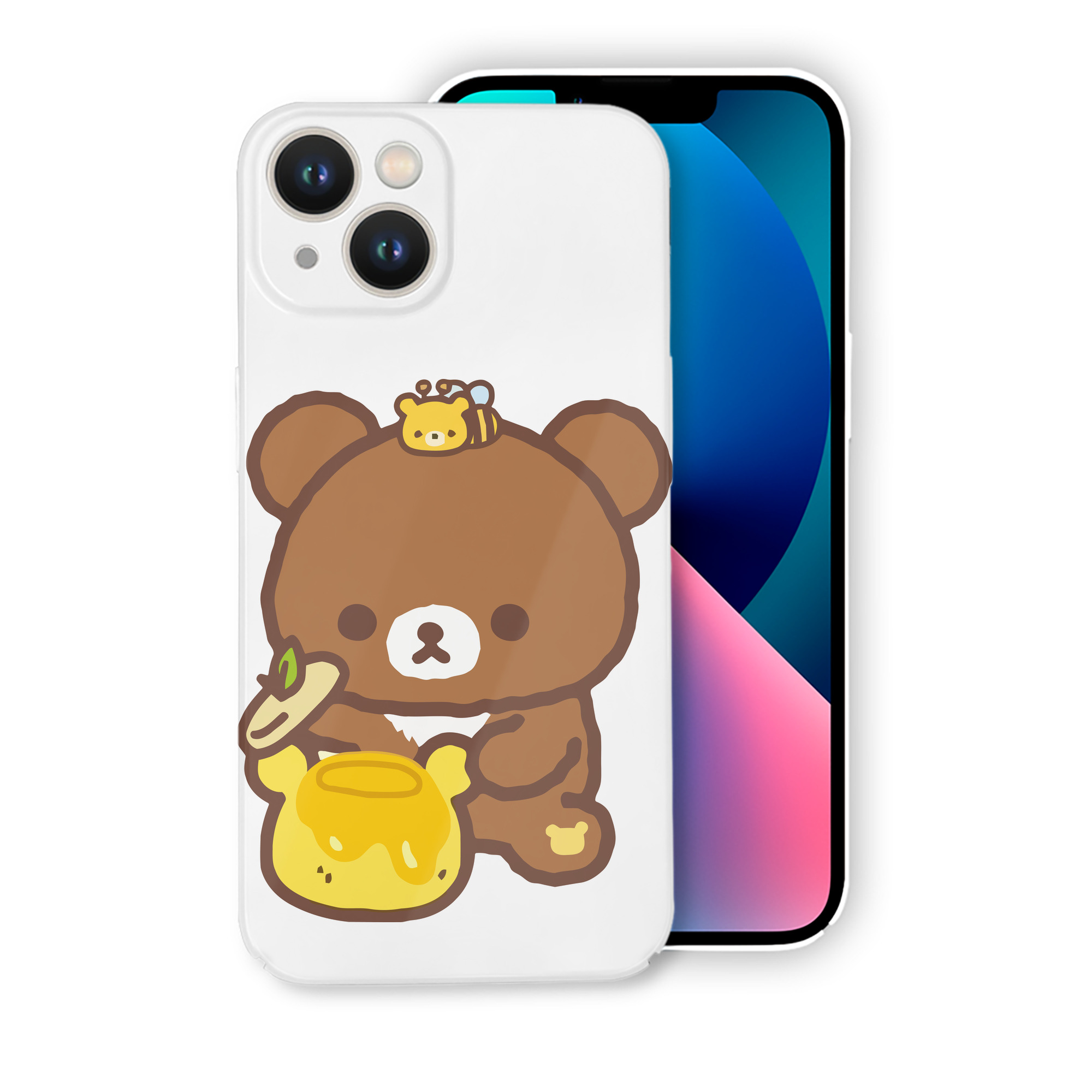 （画像用） リラックマ リラックマ キイロイトリ Rilakkuma Korilakkuma Kiiroitori 【iPhone 14シリーズ対応】ハードケース