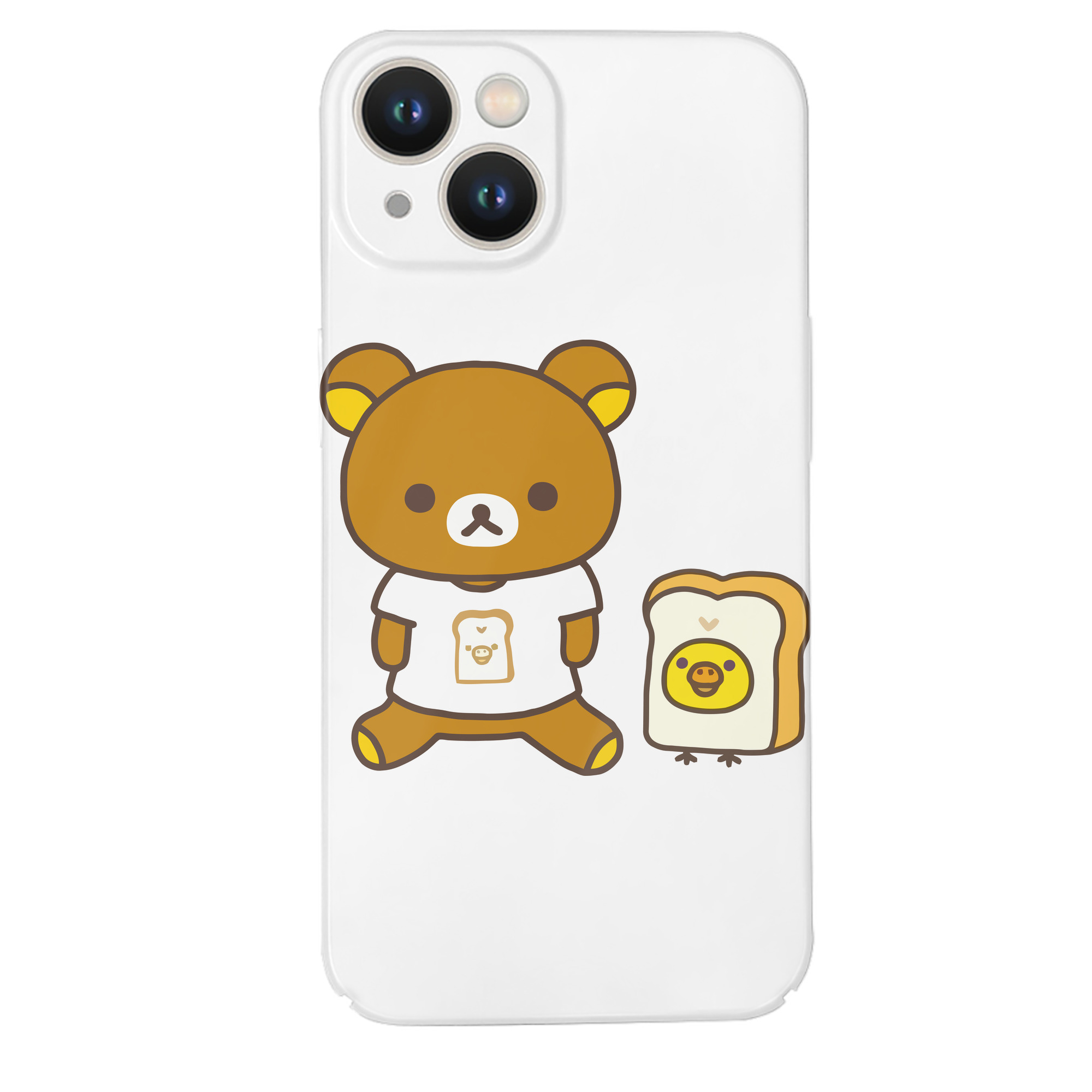 （画像用） リラックマ リラックマ キイロイトリ Rilakkuma Korilakkuma Kiiroitori 【iPhone 14シリーズ対応】ハードケース