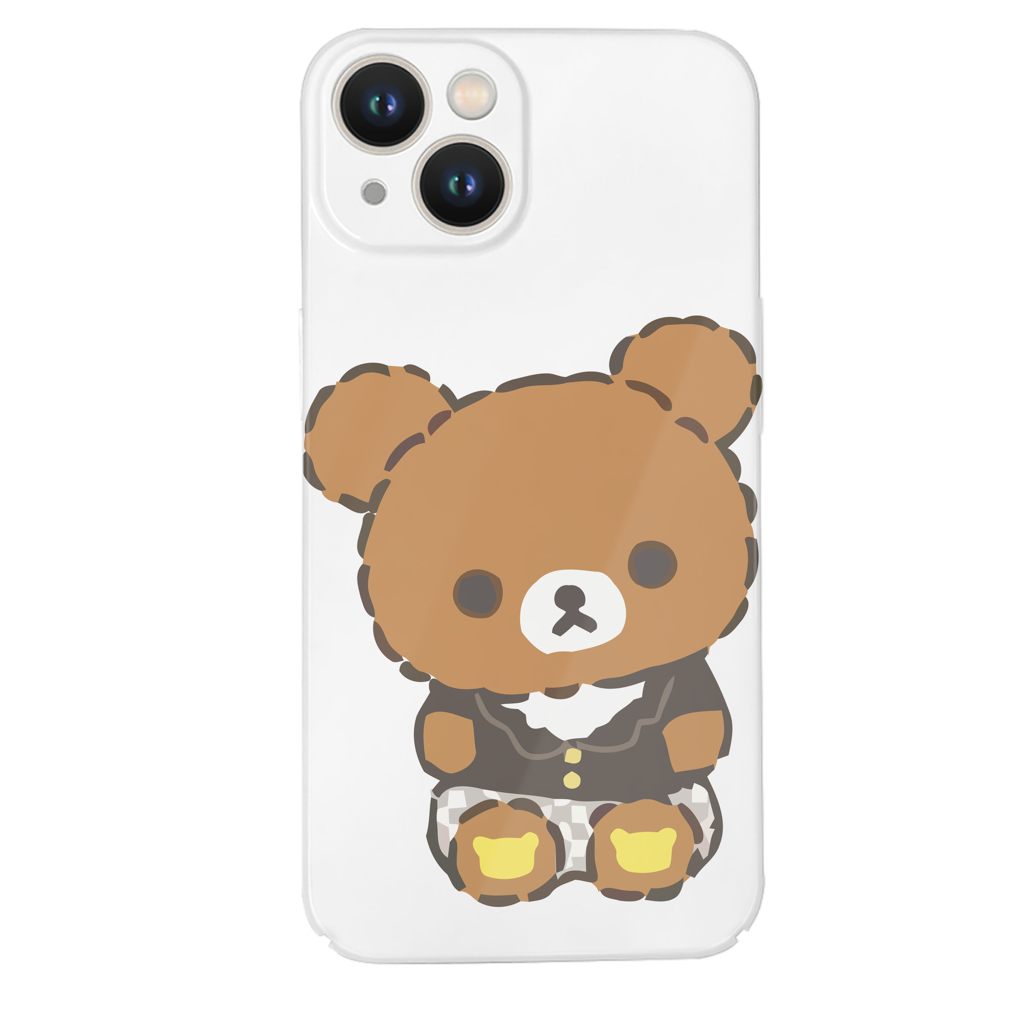 （画像用） リラックマ リラックマ キイロイトリ Rilakkuma Korilakkuma Kiiroitori 【iPhone 14シリーズ対応】ハードケース