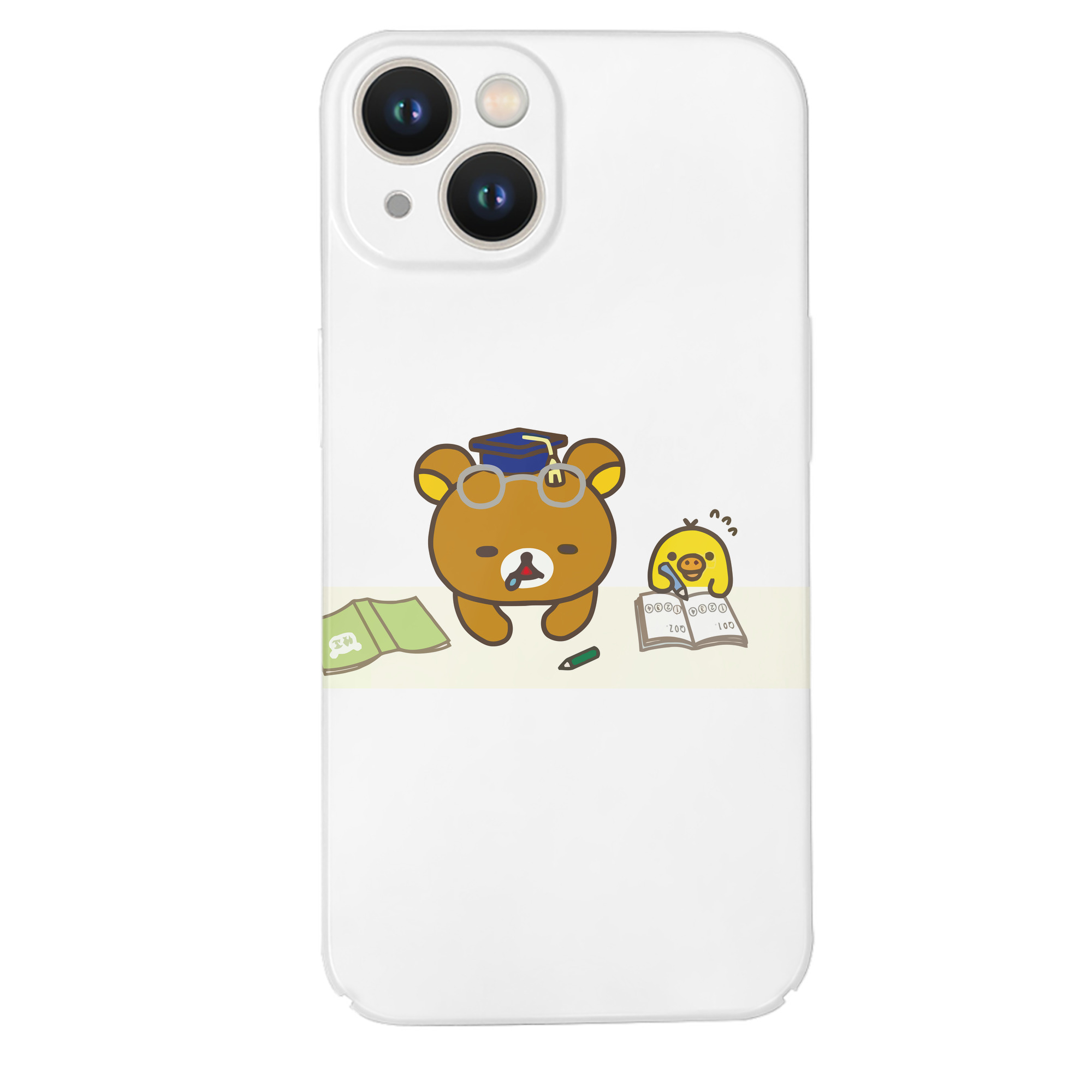 （画像用） リラックマ リラックマ キイロイトリ Rilakkuma Korilakkuma Kiiroitori 【iPhone 14シリーズ対応】ハードケース