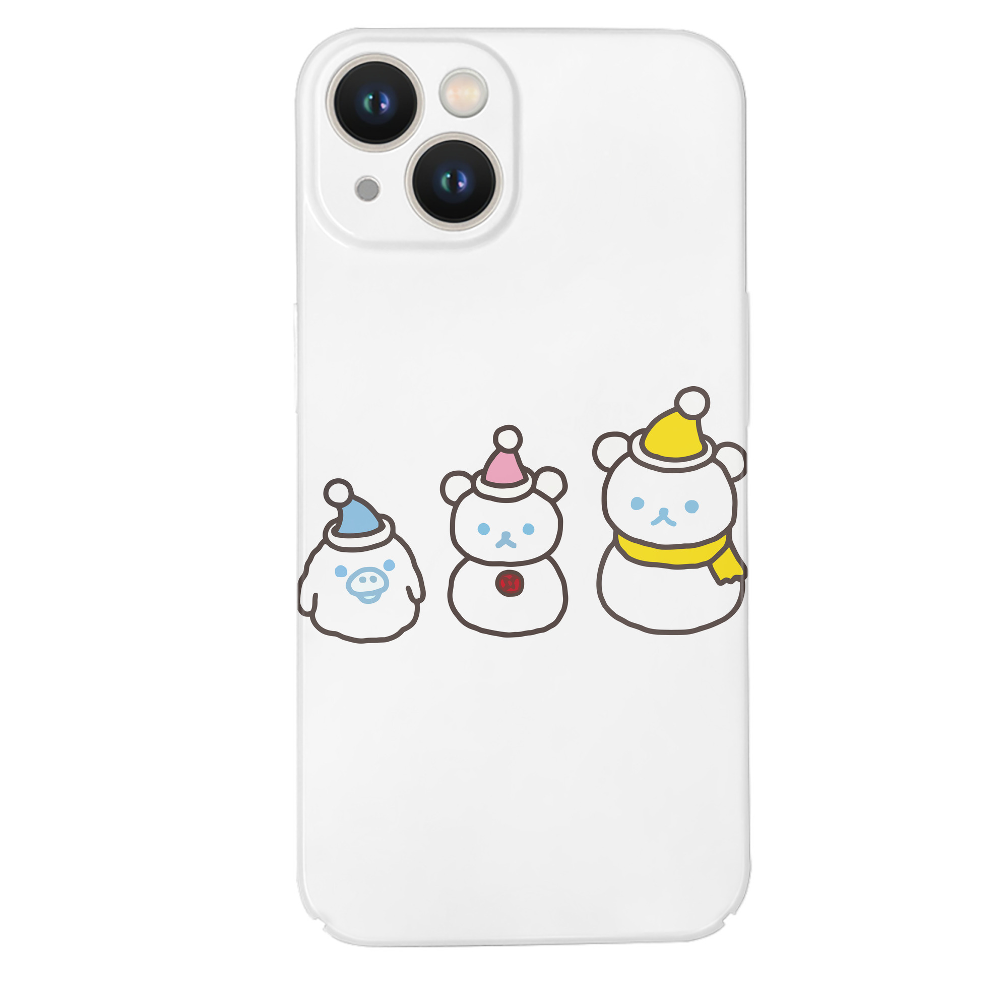 （画像用） リラックマ リラックマ キイロイトリ Rilakkuma Korilakkuma Kiiroitori 【iPhone 14シリーズ対応】ハードケース