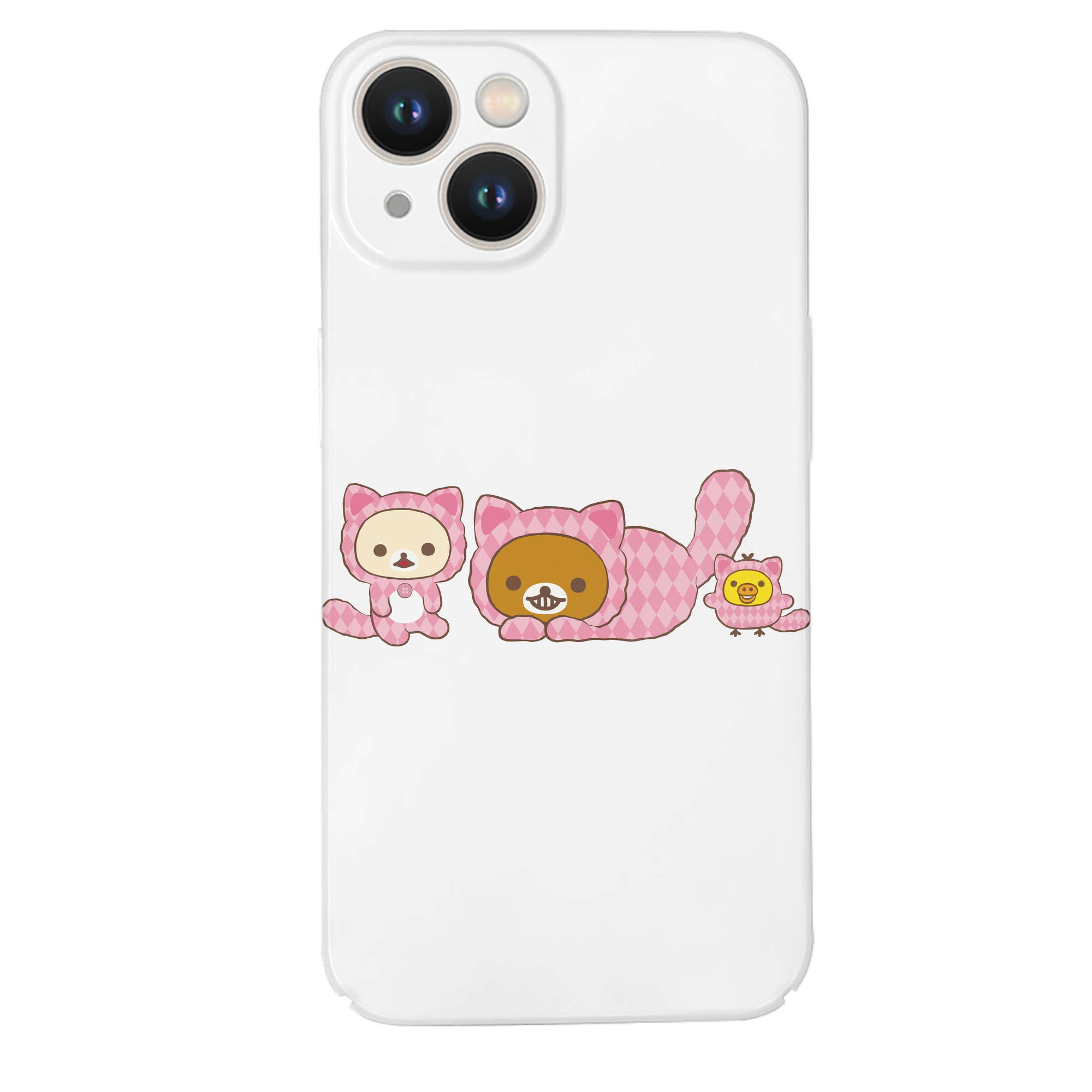 （画像用） リラックマ リラックマ キイロイトリ Rilakkuma Korilakkuma Kiiroitori 【iPhone 14シリーズ対応】ハードケース