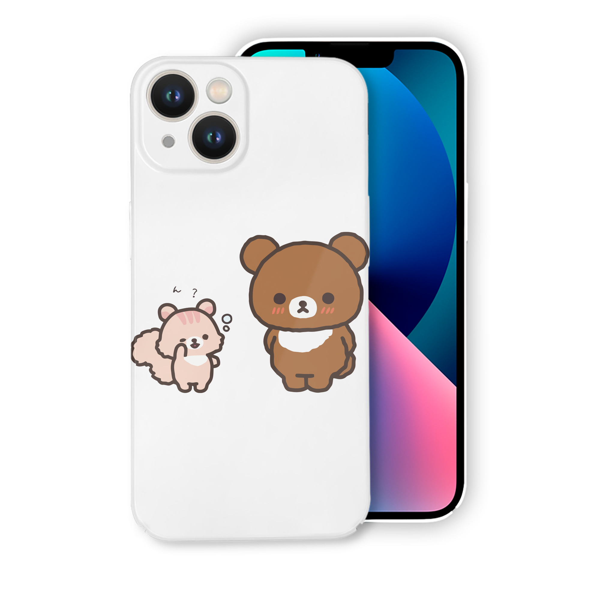 （画像用） リラックマ リラックマ キイロイトリ Rilakkuma Korilakkuma Kiiroitori 【iPhone 14シリーズ対応】ハードケース
