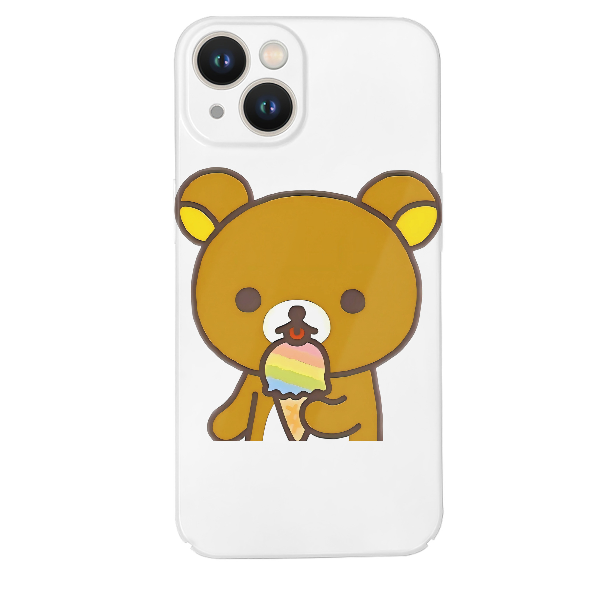 （画像用） リラックマ リラックマ キイロイトリ Rilakkuma Korilakkuma Kiiroitori 【iPhone 14シリーズ対応】ハードケース