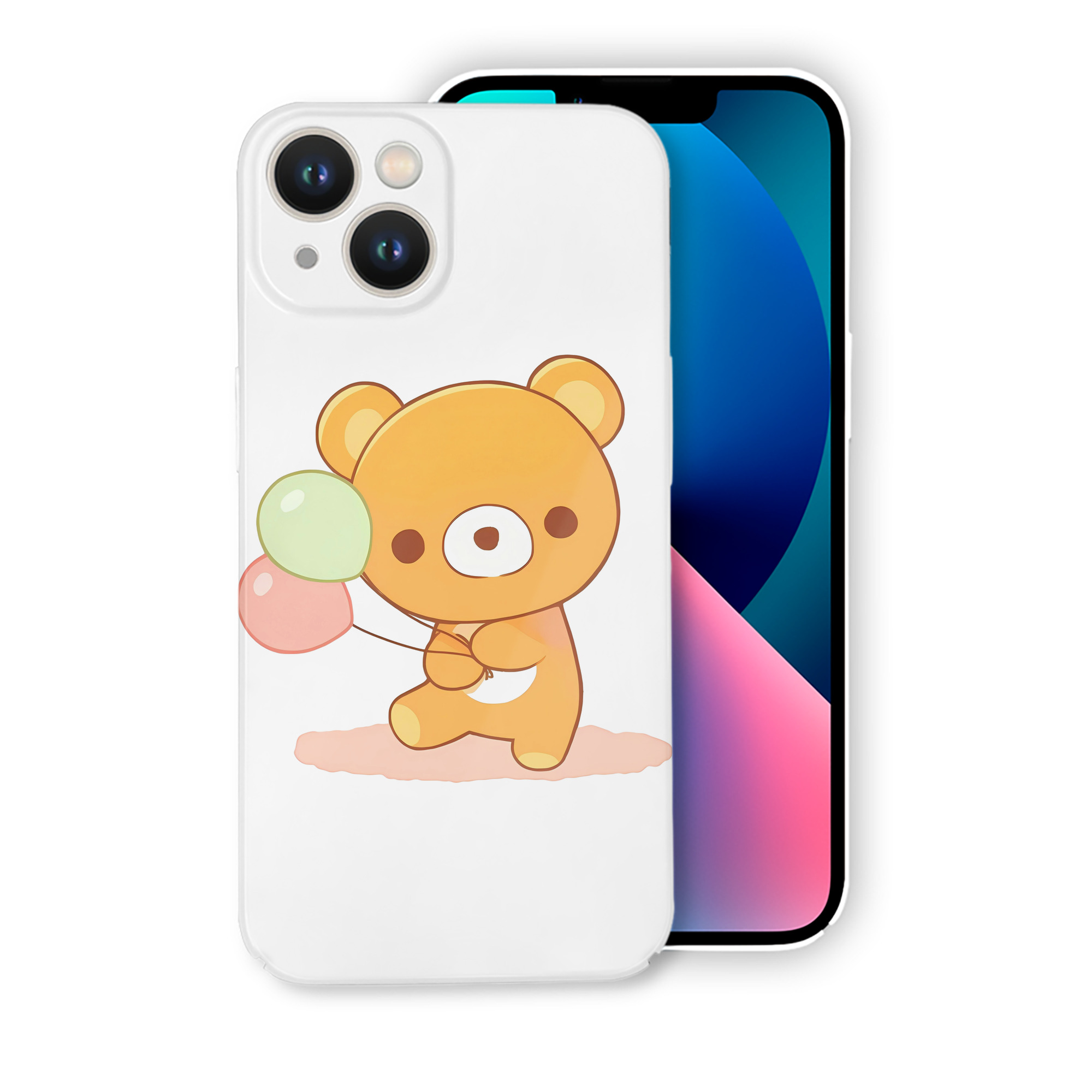 （画像用） リラックマ リラックマ キイロイトリ Rilakkuma Korilakkuma Kiiroitori 【iPhone 14シリーズ対応】ハードケース