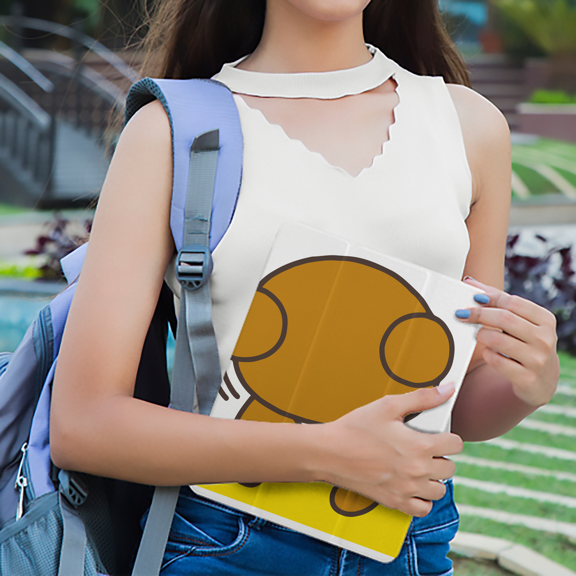 リラックマ リラックマ キイロイトリ Rilakkuma Korilakkuma Kiiroitori IPad ケース ペン収納付き 三つ折りスタンド PUレザー×シリコン 対応機種9.5/10.5/10.9インチ