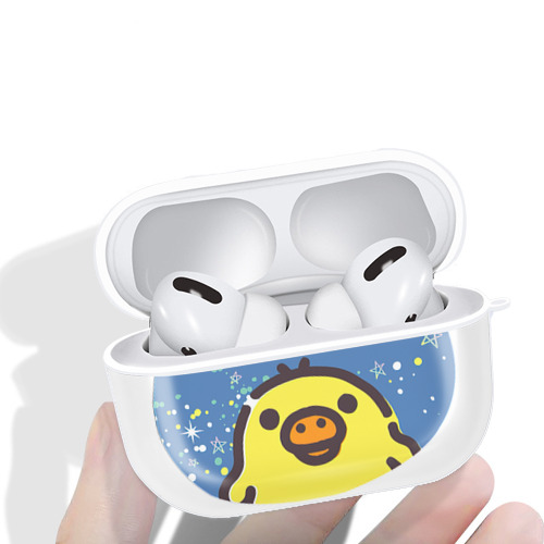リラックマ リラックマ キイロイトリ Rilakkuma Korilakkuma Kiiroitori 【AirPods Pro用】ハードシェル保護ケース 耐衝撃・防指紋・カラビナ付き商品仕様