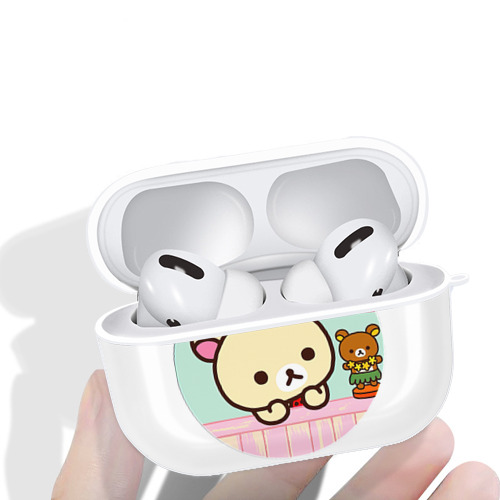 リラックマ リラックマ キイロイトリ Rilakkuma Korilakkuma Kiiroitori 【AirPods Pro用】ハードシェル保護ケース 耐衝撃・防指紋・カラビナ付き商品仕様