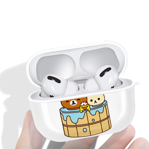 リラックマ リラックマ キイロイトリ Rilakkuma Korilakkuma Kiiroitori 【AirPods Pro用】ハードシェル保護ケース 耐衝撃・防指紋・カラビナ付き商品仕様