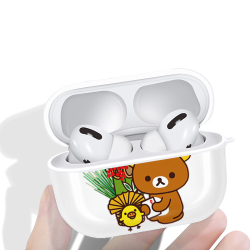 リラックマ リラックマ キイロイトリ Rilakkuma Korilakkuma Kiiroitori 【AirPods Pro用】ハードシェル保護ケース 耐衝撃・防指紋・カラビナ付き商品仕様