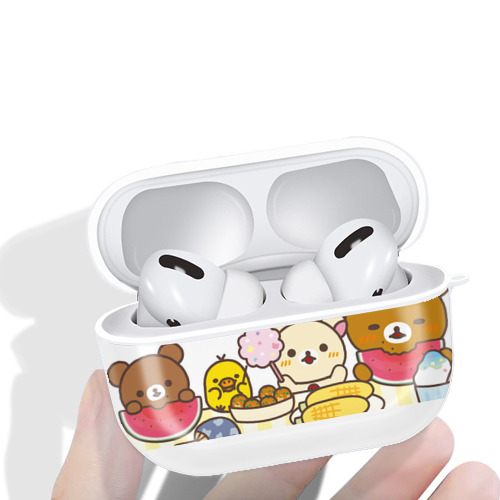 リラックマ リラックマ キイロイトリ Rilakkuma Korilakkuma Kiiroitori 【AirPods Pro用】ハードシェル保護ケース 耐衝撃・防指紋・カラビナ付き商品仕様