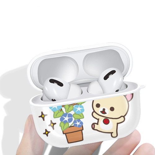 リラックマ リラックマ キイロイトリ Rilakkuma Korilakkuma Kiiroitori 【AirPods Pro用】ハードシェル保護ケース 耐衝撃・防指紋・カラビナ付き商品仕様