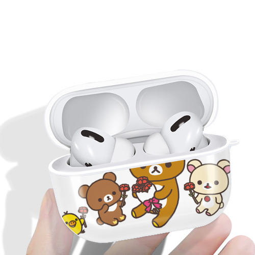 リラックマ リラックマ キイロイトリ Rilakkuma Korilakkuma Kiiroitori 【AirPods Pro用】ハードシェル保護ケース 耐衝撃・防指紋・カラビナ付き商品仕様