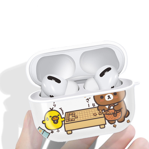 リラックマ リラックマ キイロイトリ Rilakkuma Korilakkuma Kiiroitori 【AirPods Pro用】ハードシェル保護ケース 耐衝撃・防指紋・カラビナ付き商品仕様